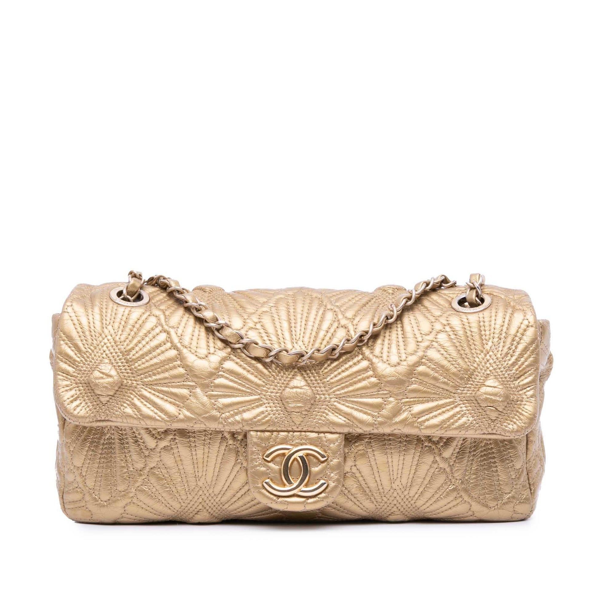 Chanel Quilted Calfskin Ca D'Oro Flap Handbag