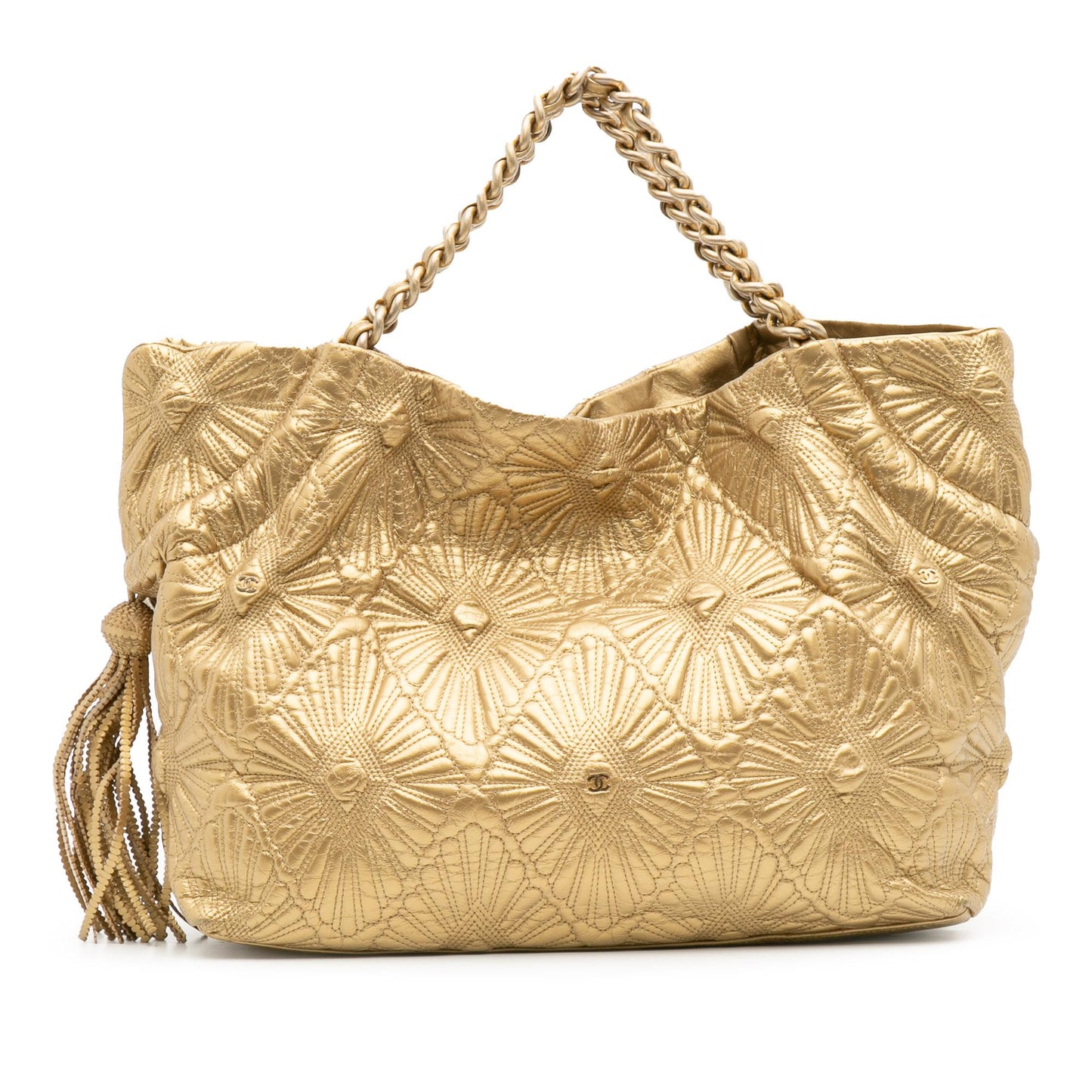 Chanel Quilted Calfskin Ca D'Oro Tote Bag Tote 1
