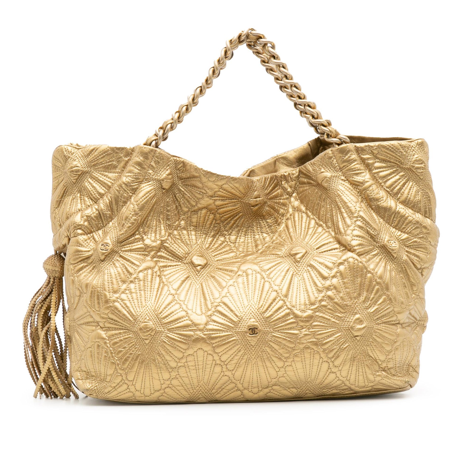 Chanel Quilted Calfskin Ca D'Oro Tote Bag Tote 1