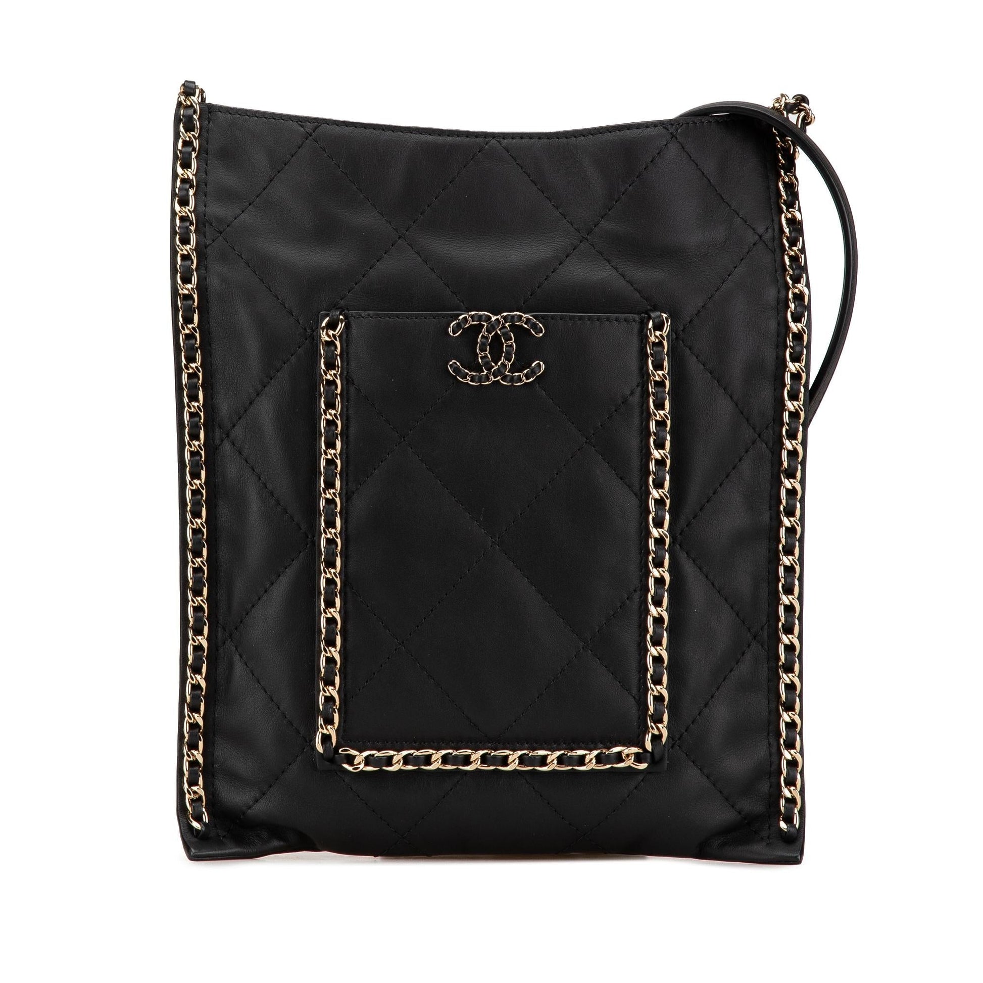 Chanel Quilted Calfskin Flat Shoes Bag 1