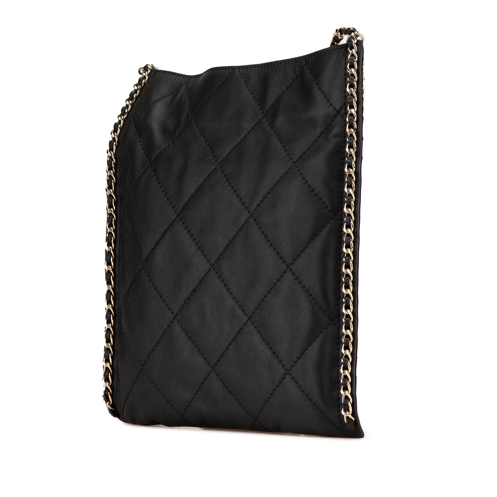 Chanel Quilted Calfskin Flat Shoes Bag 2