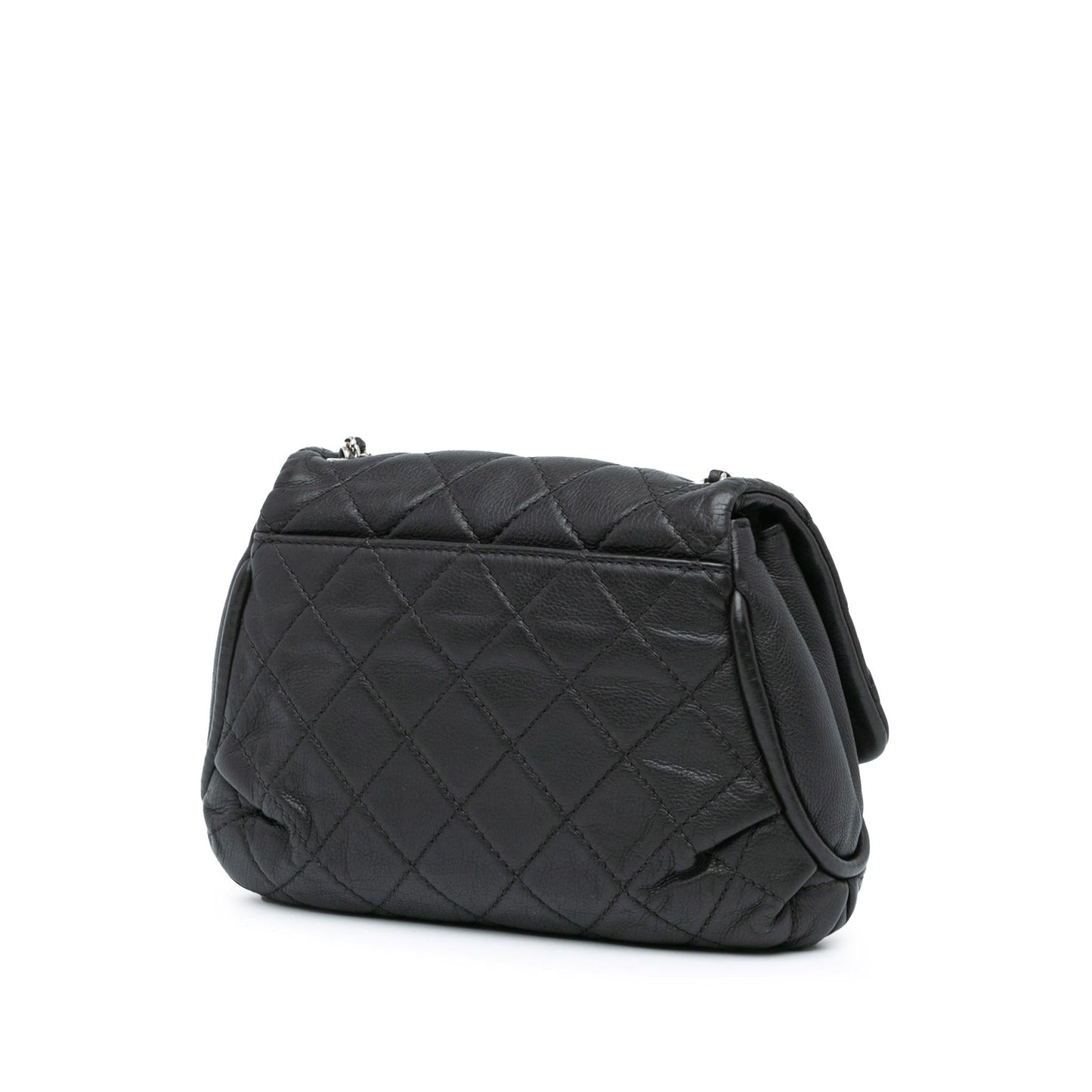 Chanel Quilted Calfskin Curvy Flap Handbag