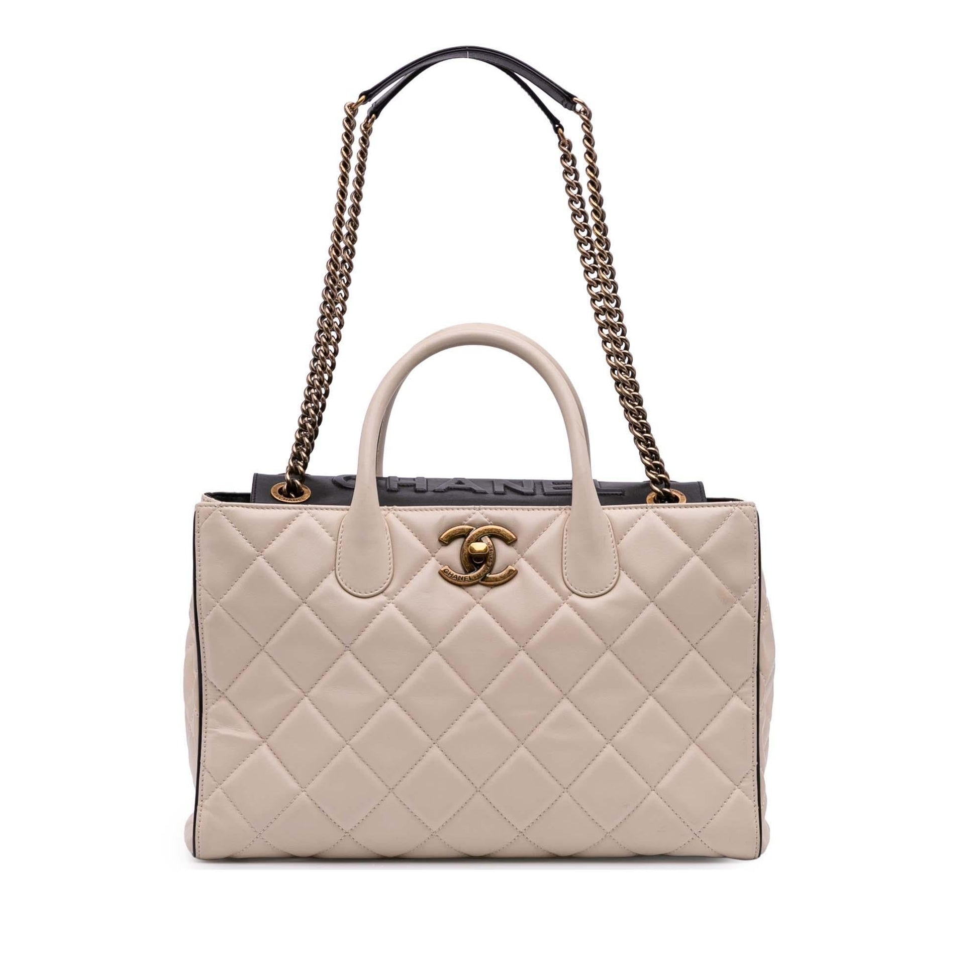 Chanel Quilted Calfskin Portobello Satchel Bag