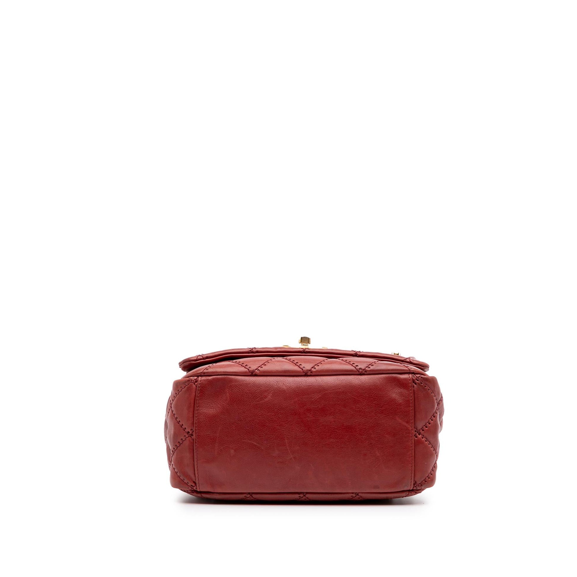 Chanel Quilted Calfskin Retro Camera Flap Handbag