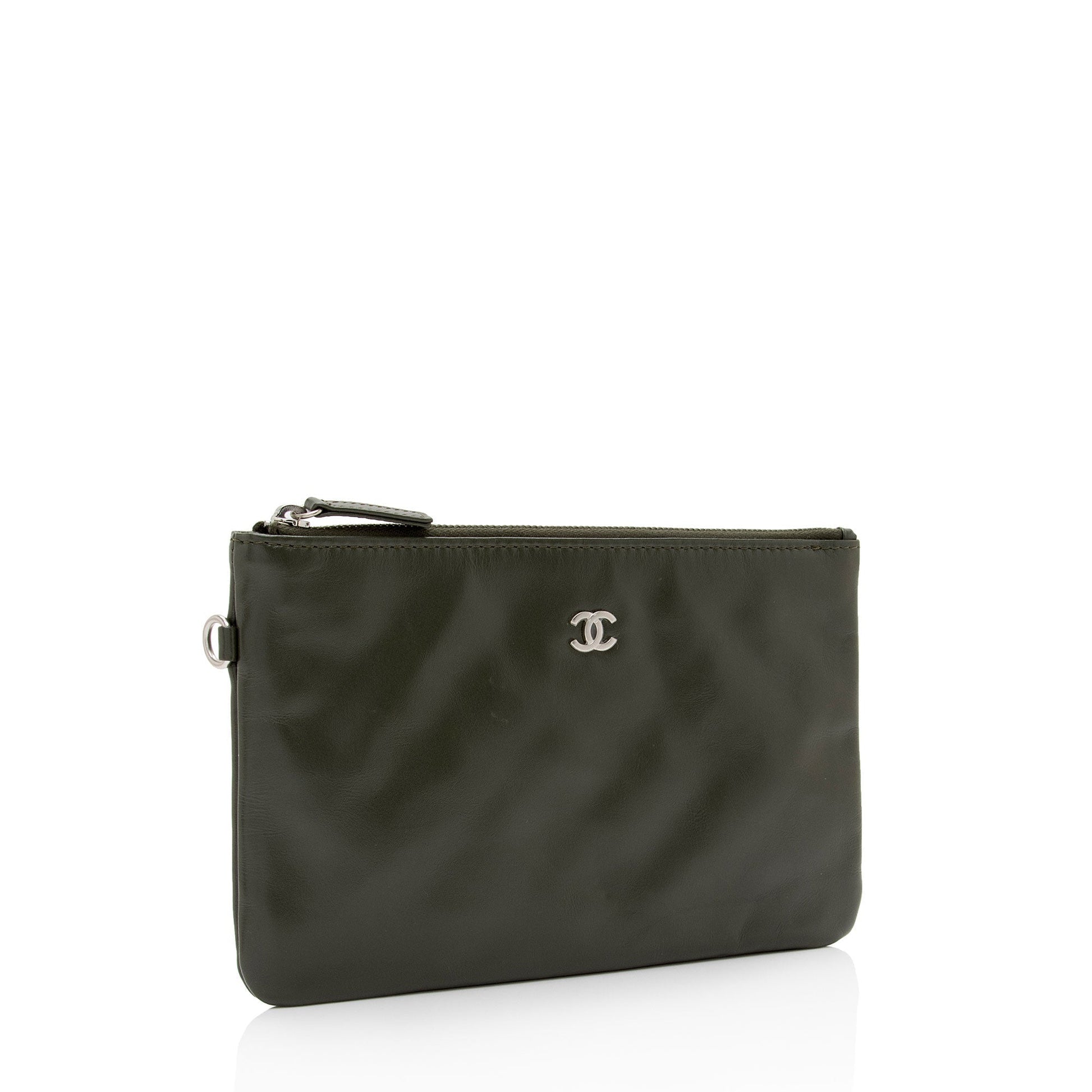 Chanel Quilted Calfskin 22 Pochette SHF-t2desI Small Clutch Bag