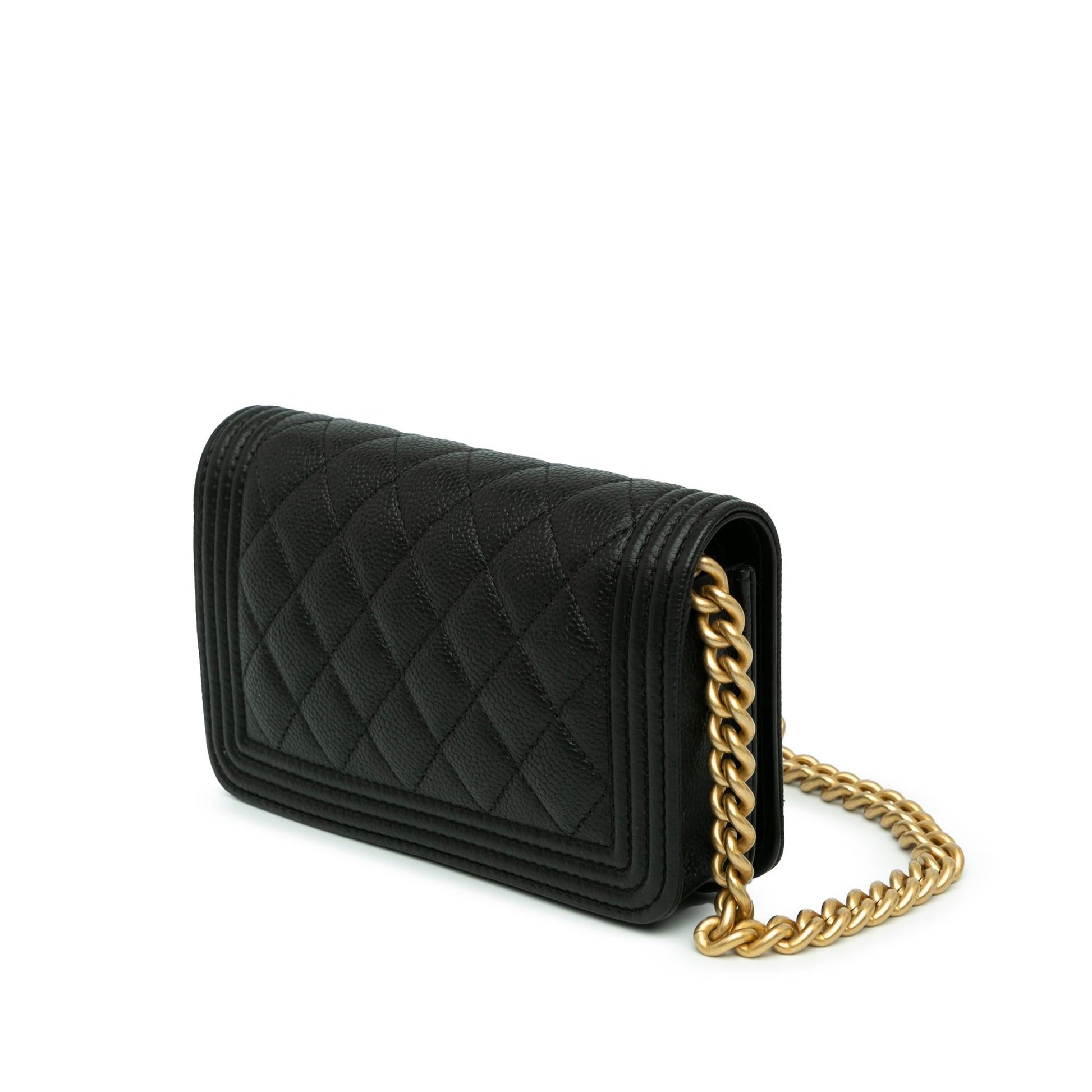 Chanel Quilted Caviar Boy on SHG-zDpkSM Wallet Case
