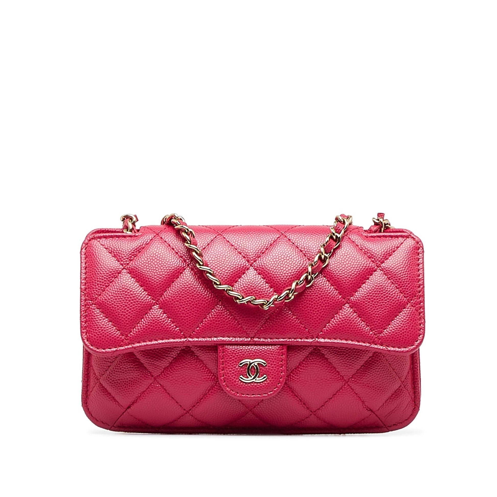 Chanel Quilted Caviar Foldable Printed Fabric SHG-p7IUF8 Tote Bag