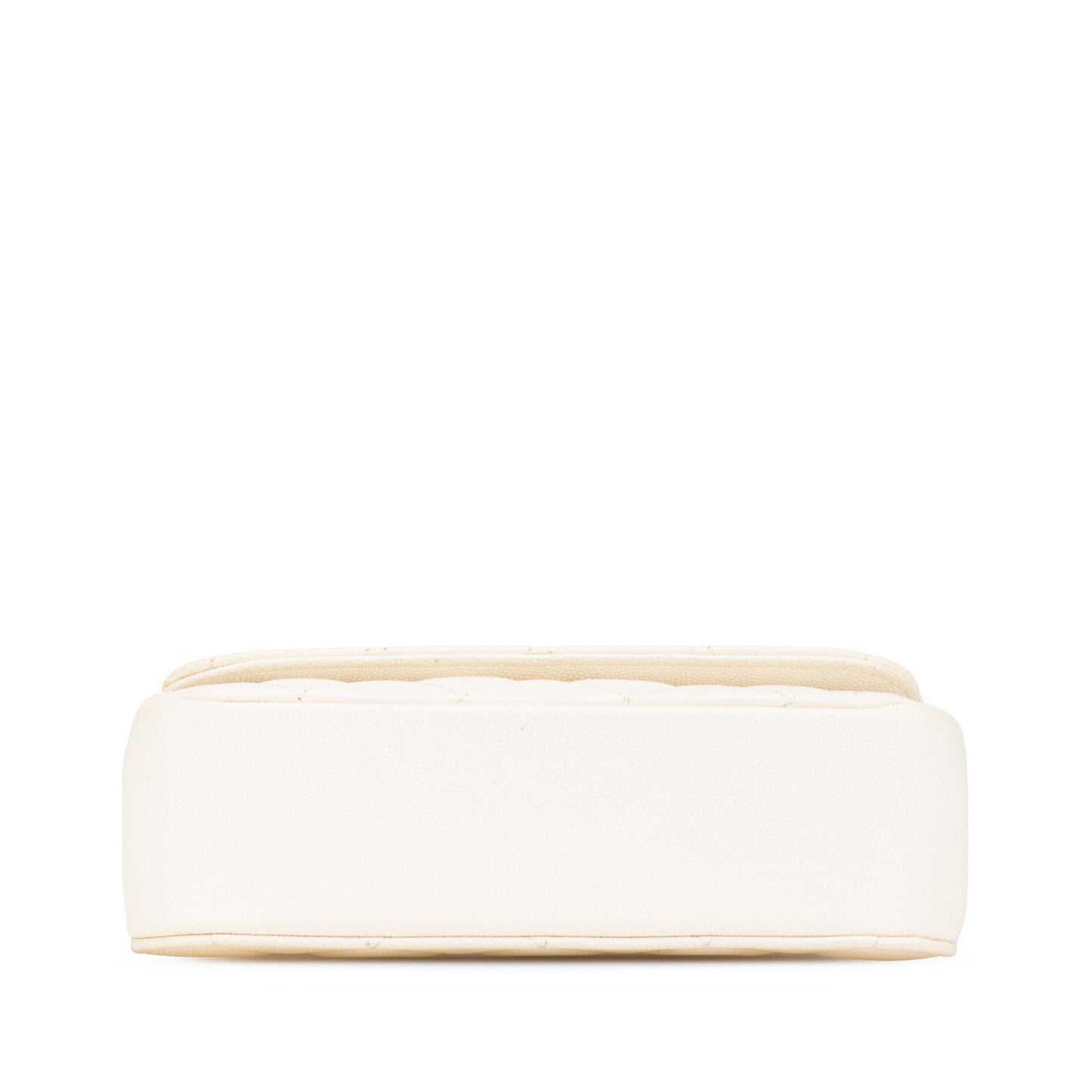 Chanel Quilted Caviar Frame Flap Clutch Bag