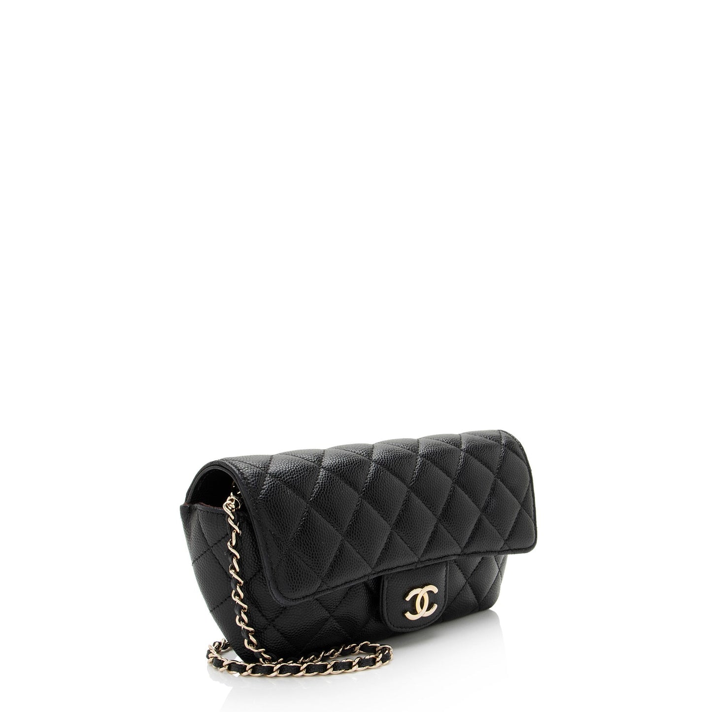 Chanel Quilted Caviar Leather Mini Bag