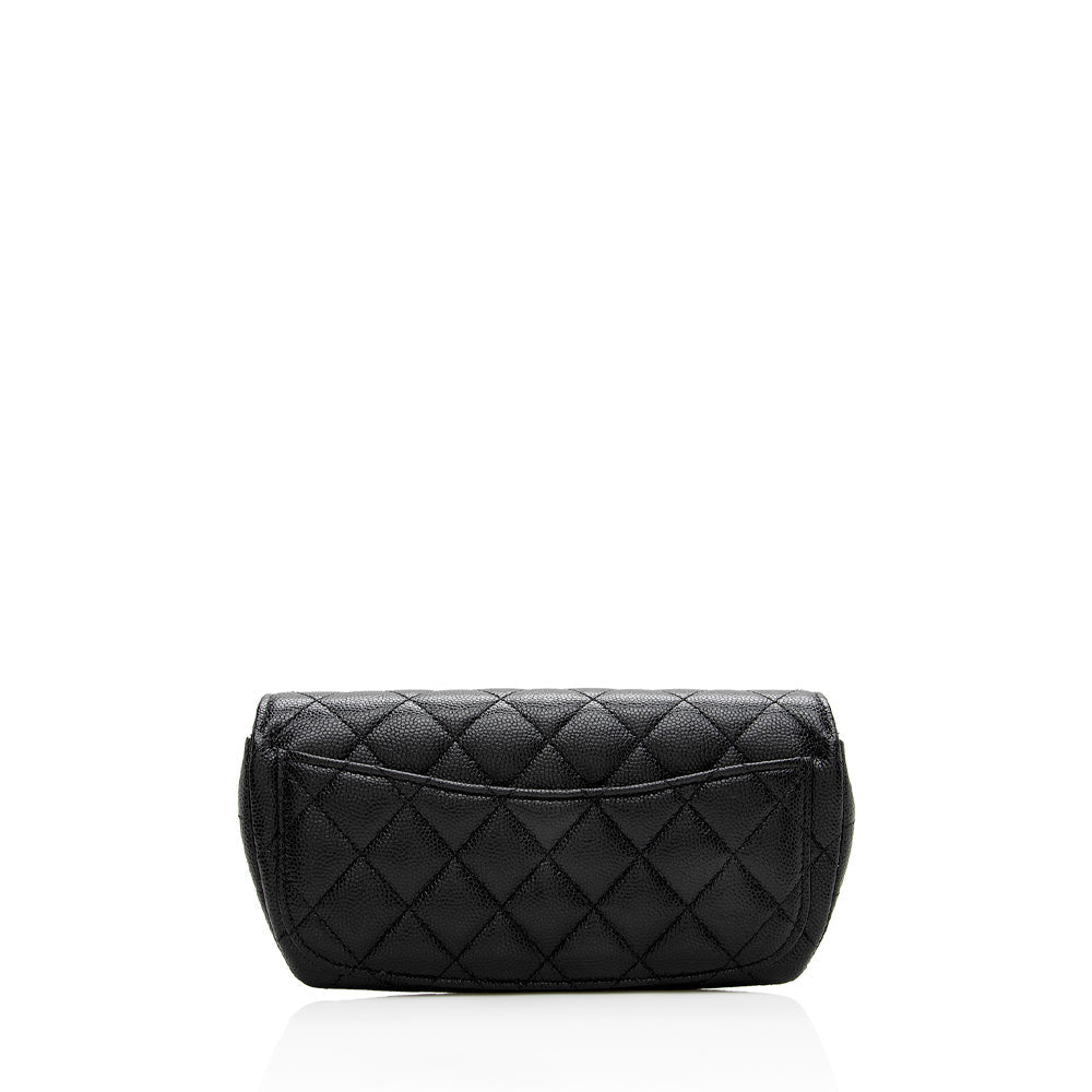 Chanel Quilted Caviar SHF Leather Mini Bag