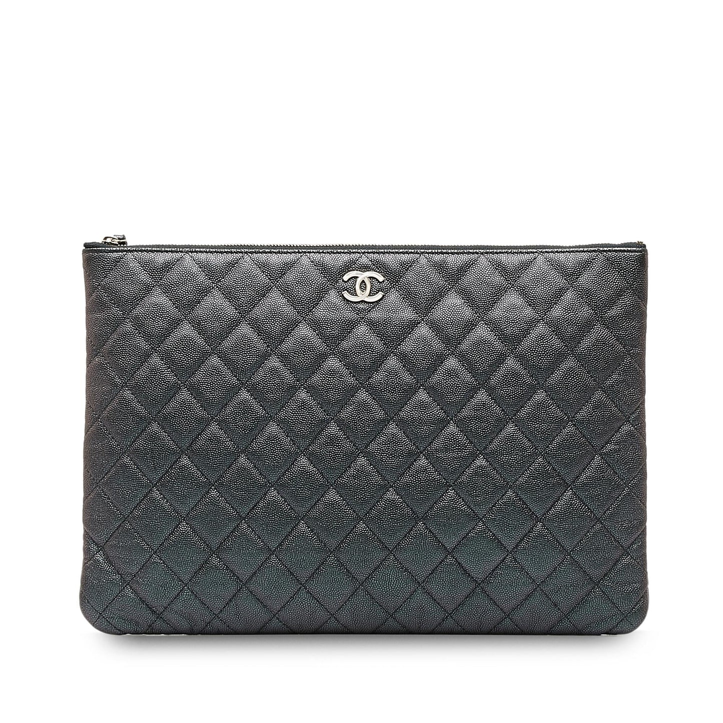 Chanel Quilted Caviar O SHG-6m9479 Clutch Bag