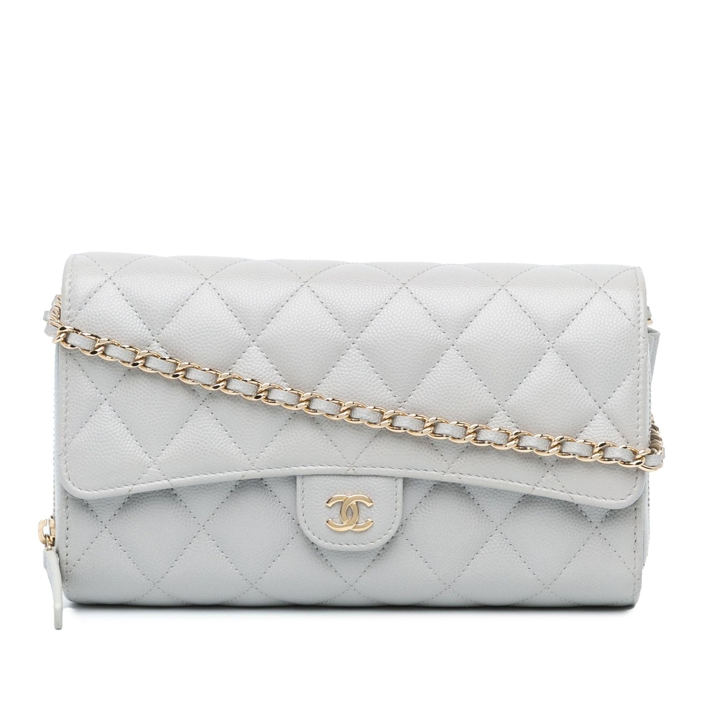 Chanel Quilted Caviar Phone Holder on SHG-7EdNxL Wallet Case
