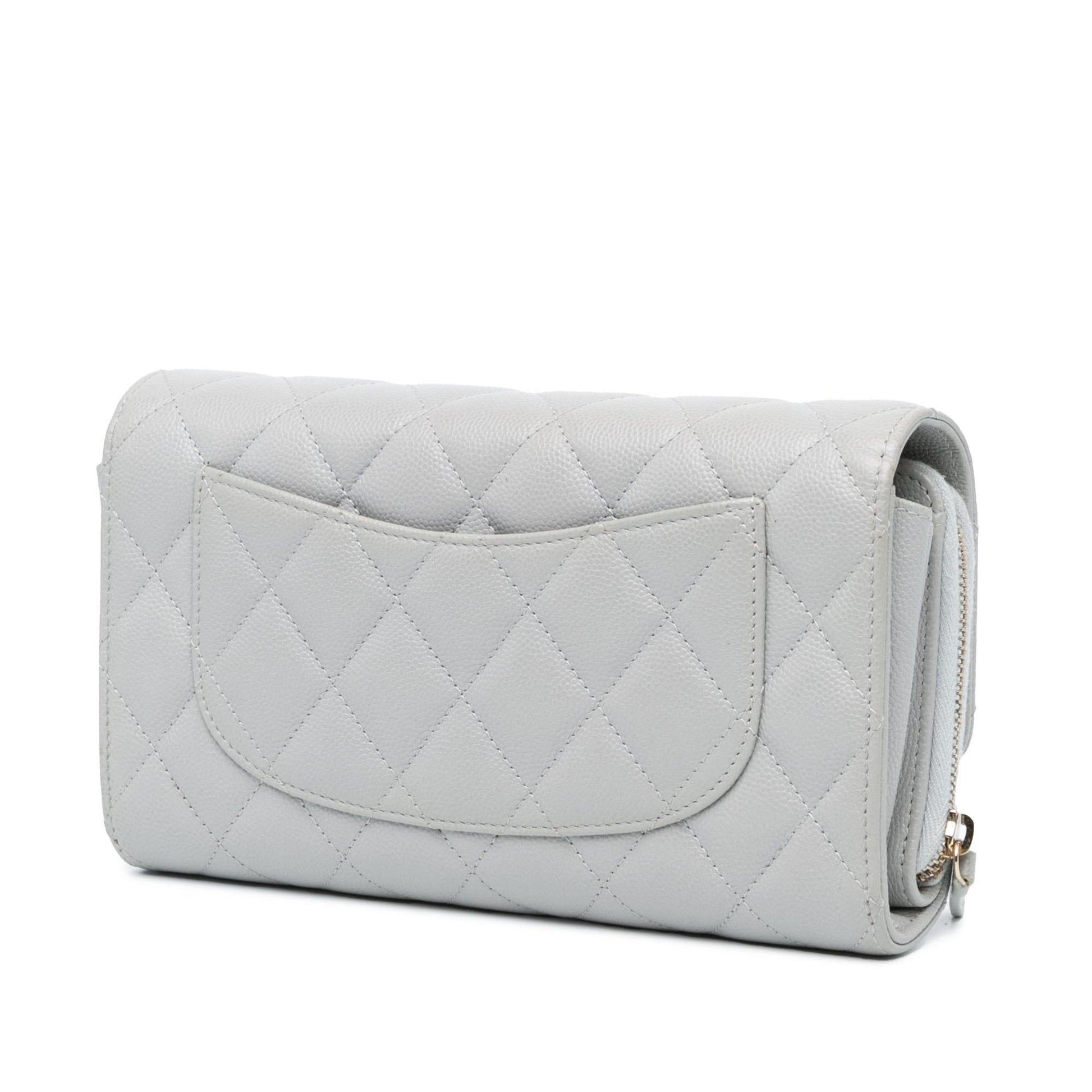 Chanel Quilted Caviar Phone Holder on SHG-7EdNxL Wallet Case