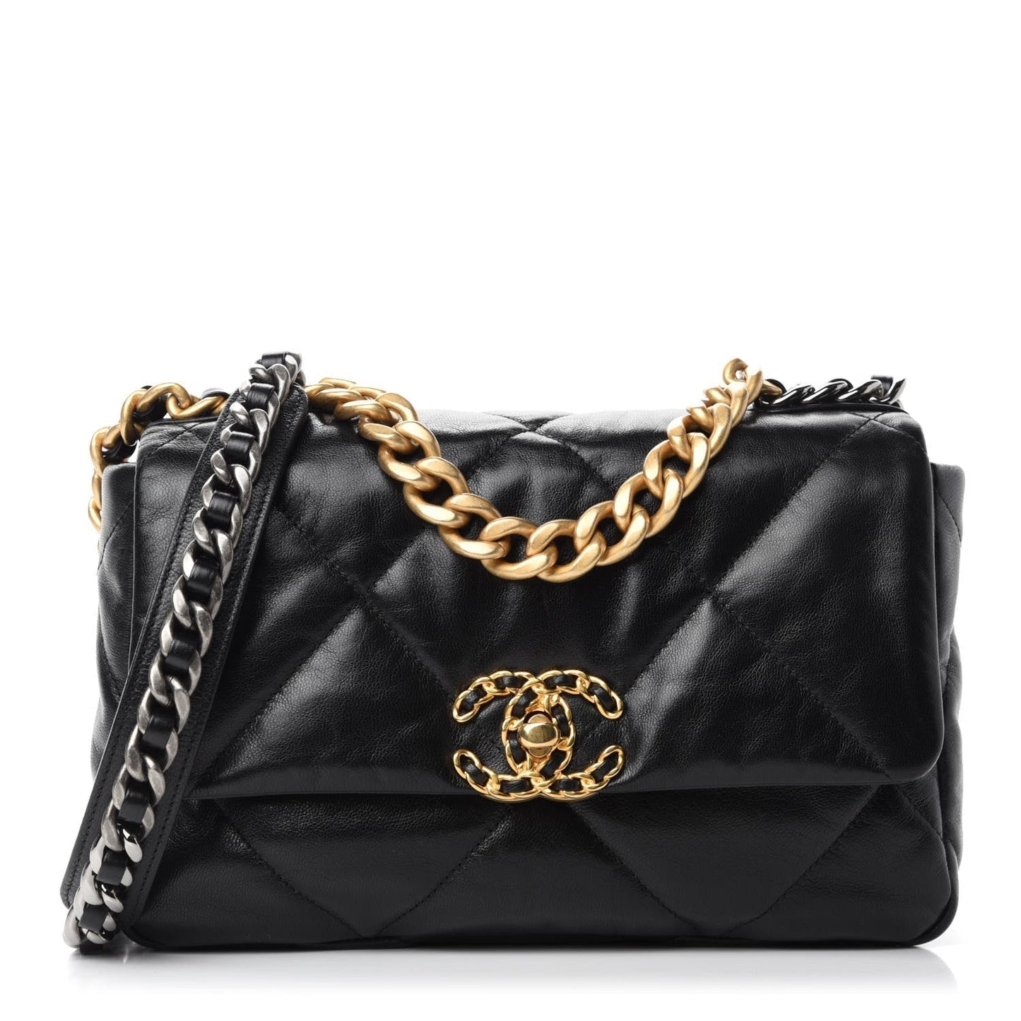 Chanel Quilted 19 Flap Shoulder Bag