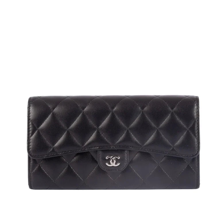 Chanel Quilted Classic Long Flap Wallet Bag