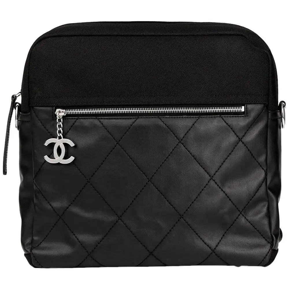 Chanel PARIS BIARRITZ CC QUILTED COATED BACKPACK Canvas Coated Canvas Apparel