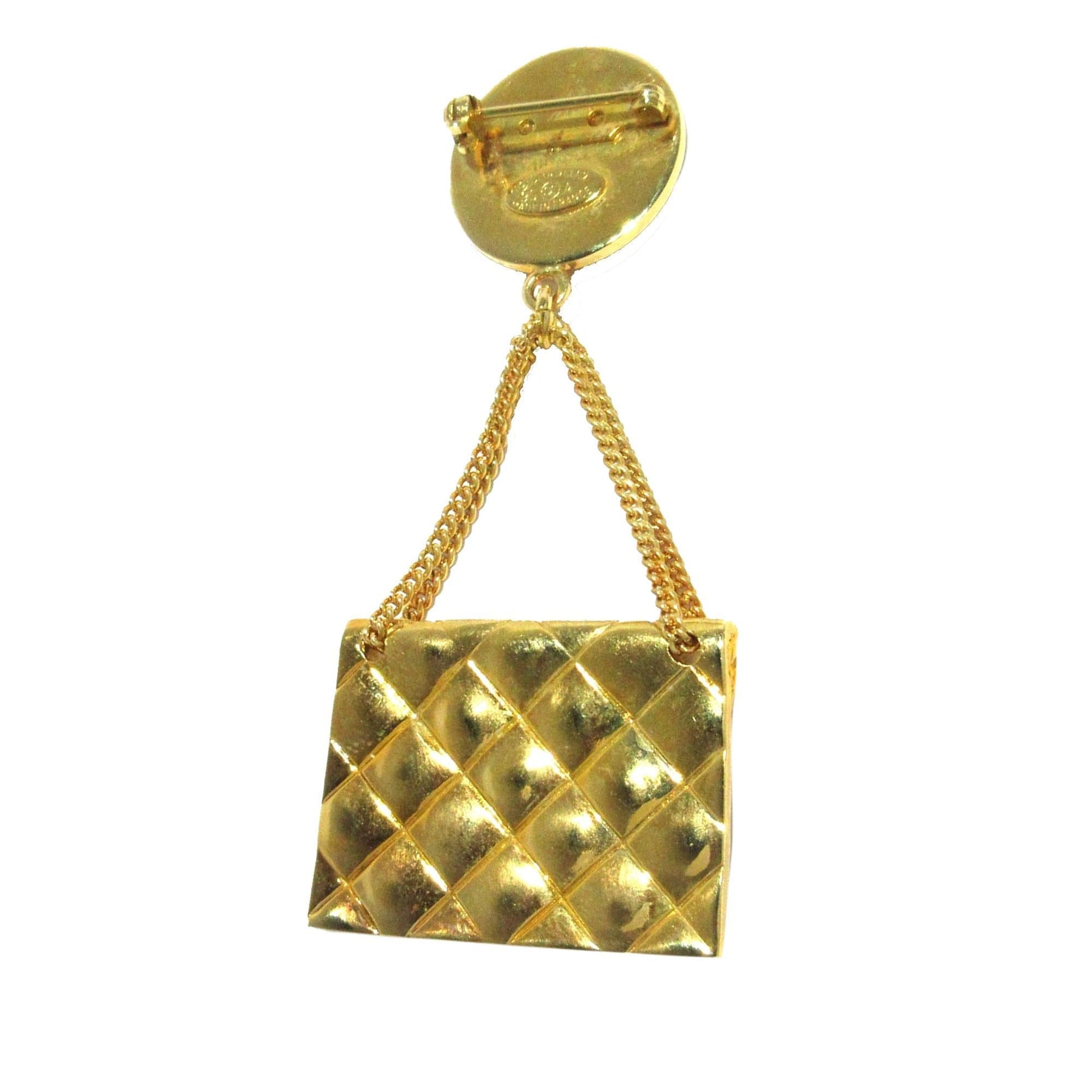 Chanel Quilted Flap CC Brooch SHG-SdVE0K Shoulder Bag