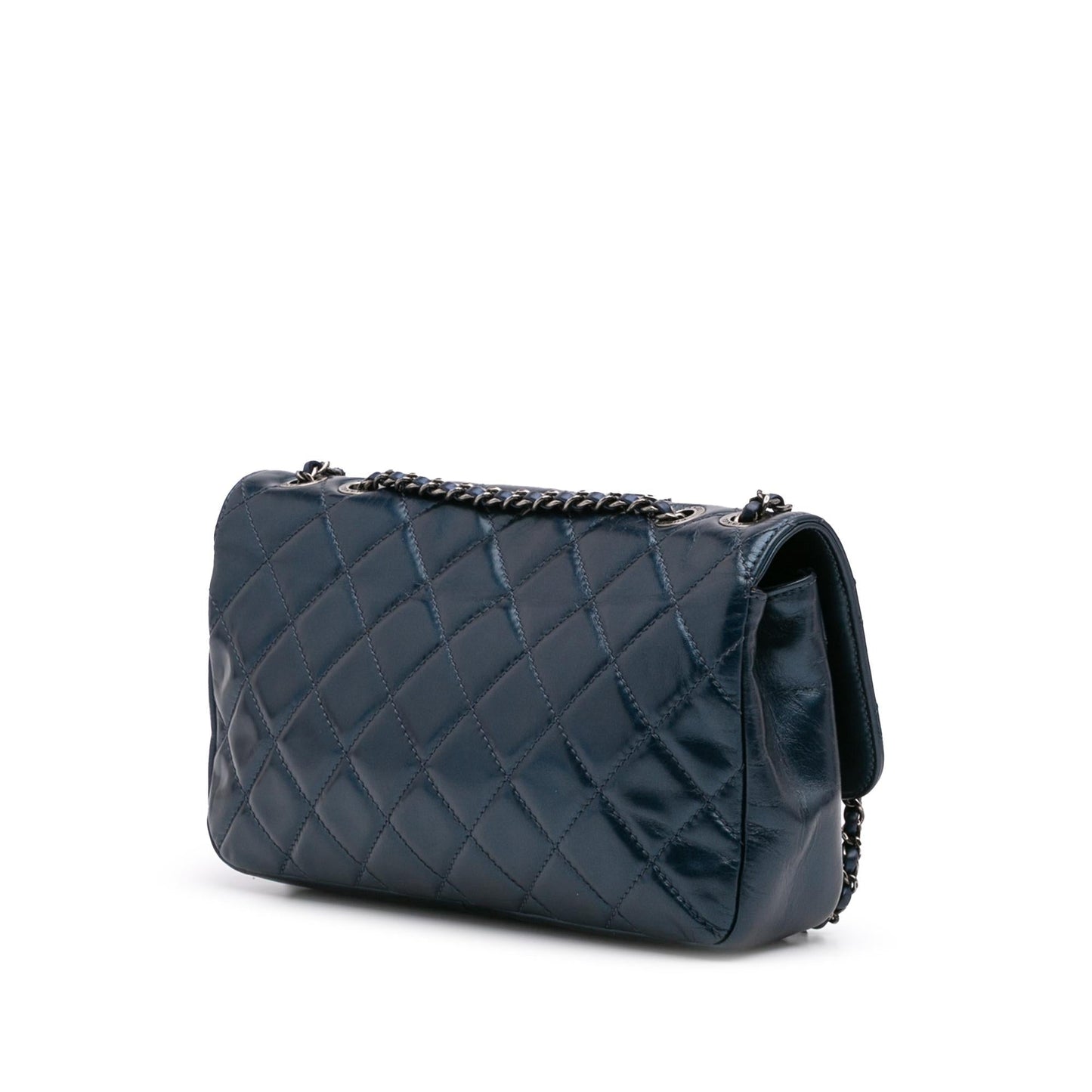 Chanel Quilted Glazed Calfskin Coco Pleats Flap Handbag Flap 1