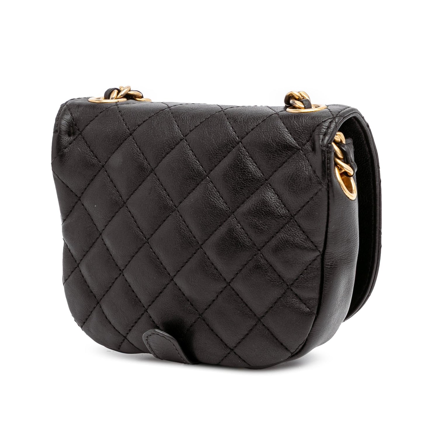 Chanel Quilted Grained Calfskin Casual Trip Messenger Bag