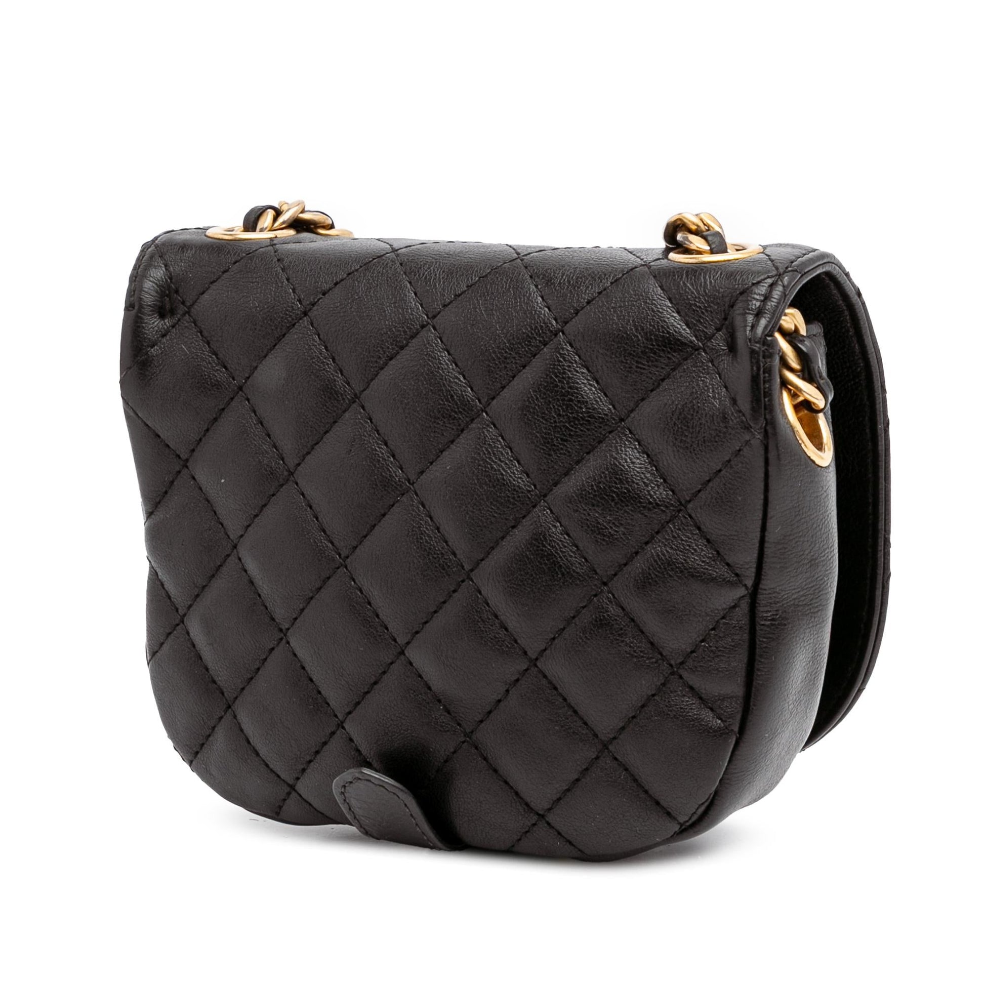 Chanel Quilted Grained Calfskin Casual Trip Messenger Bag Messenger 1