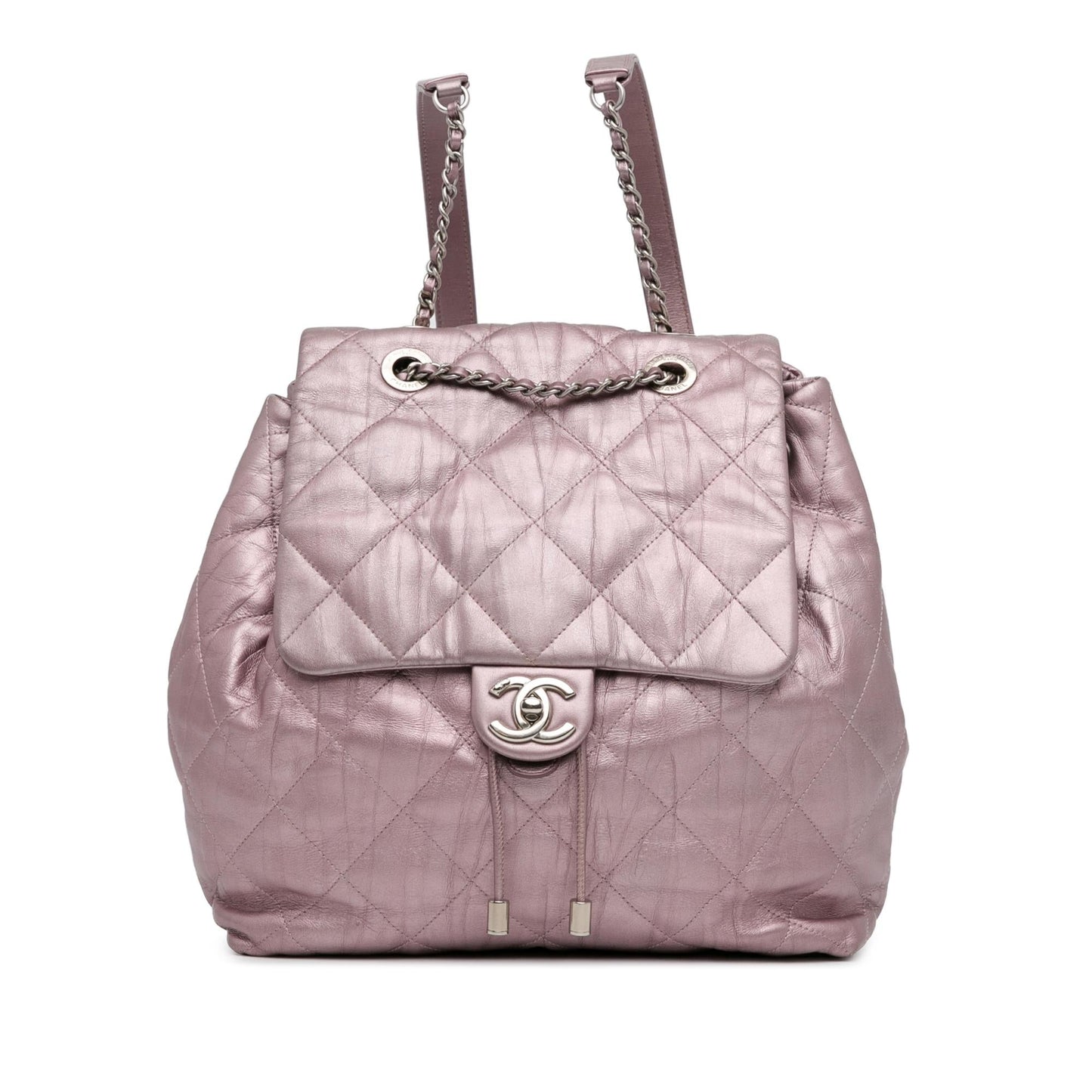 Chanel Quilted Iridescent Calfskin Ground Control Backpack