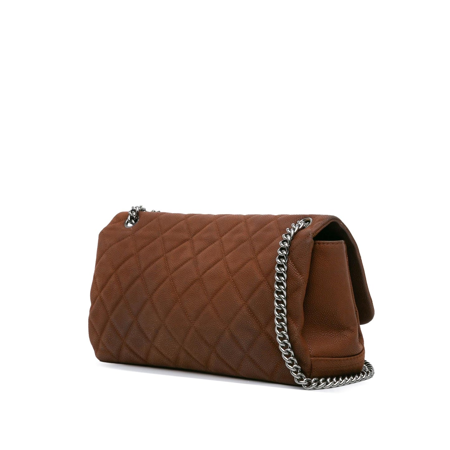 Chanel Quilted Iridescent Caviar Lady Pearly Flap Handbag