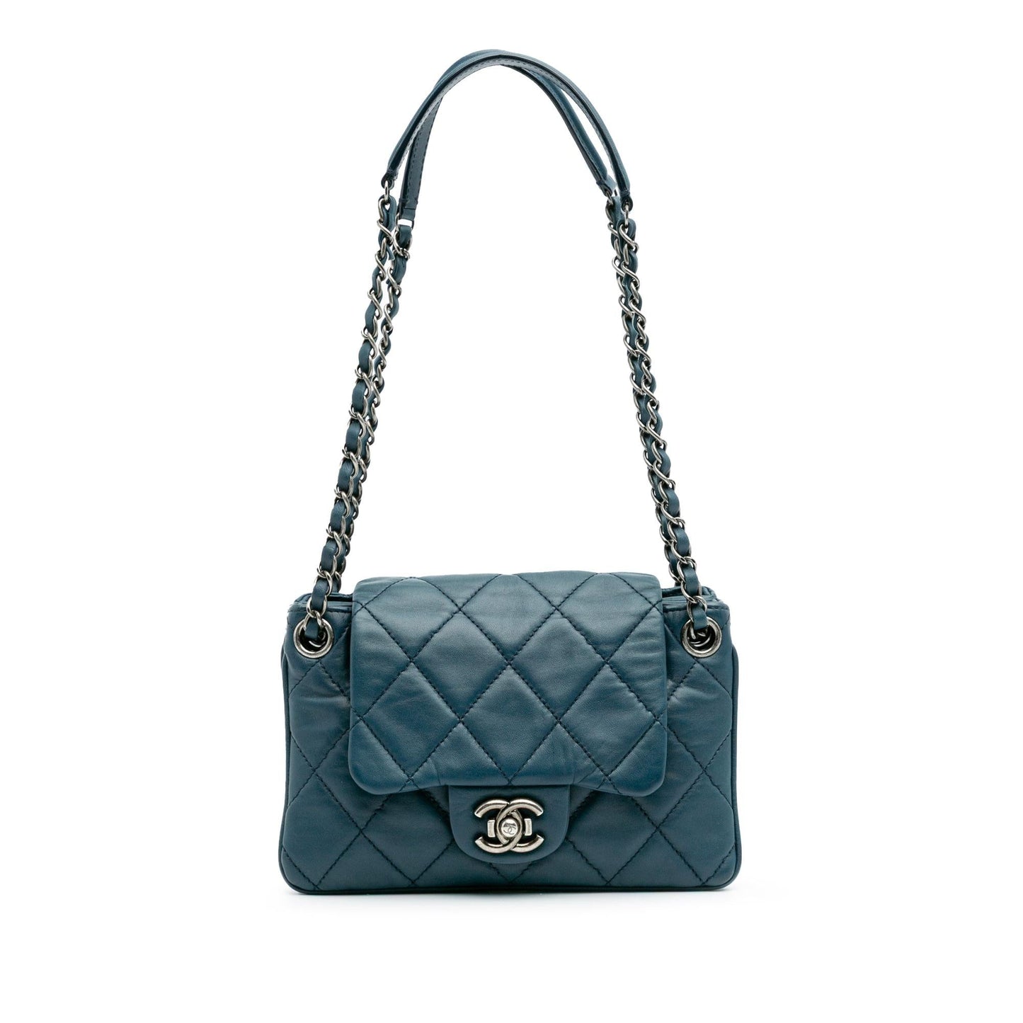 Chanel Quilted Lambskin Accordion Flap Handbag
