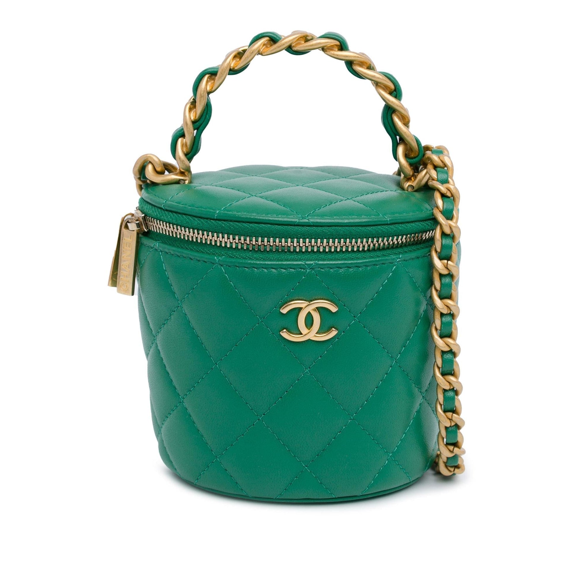 Chanel Quilted Lambskin Afternoon Tea Vanity Handbag