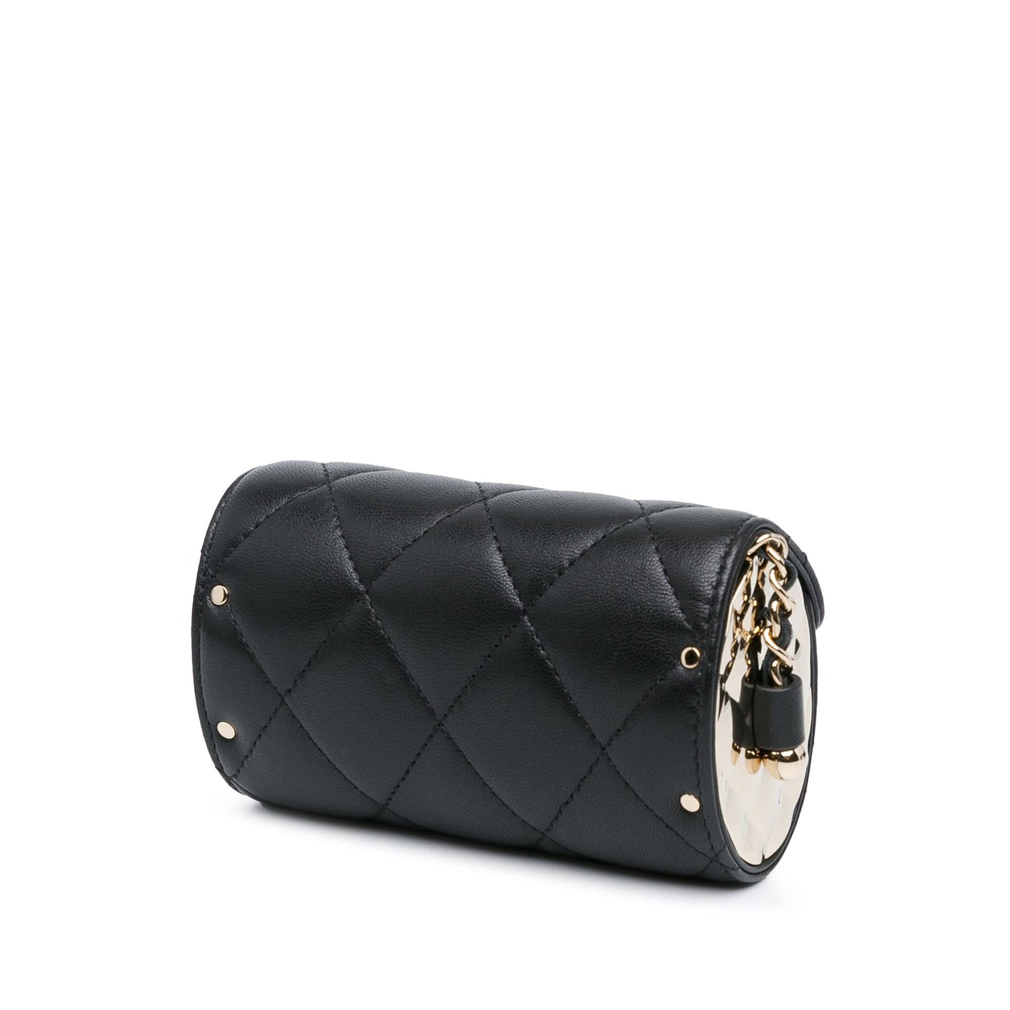 Chanel Quilted Lambskin Box Secrets Card Holder Wallet Case