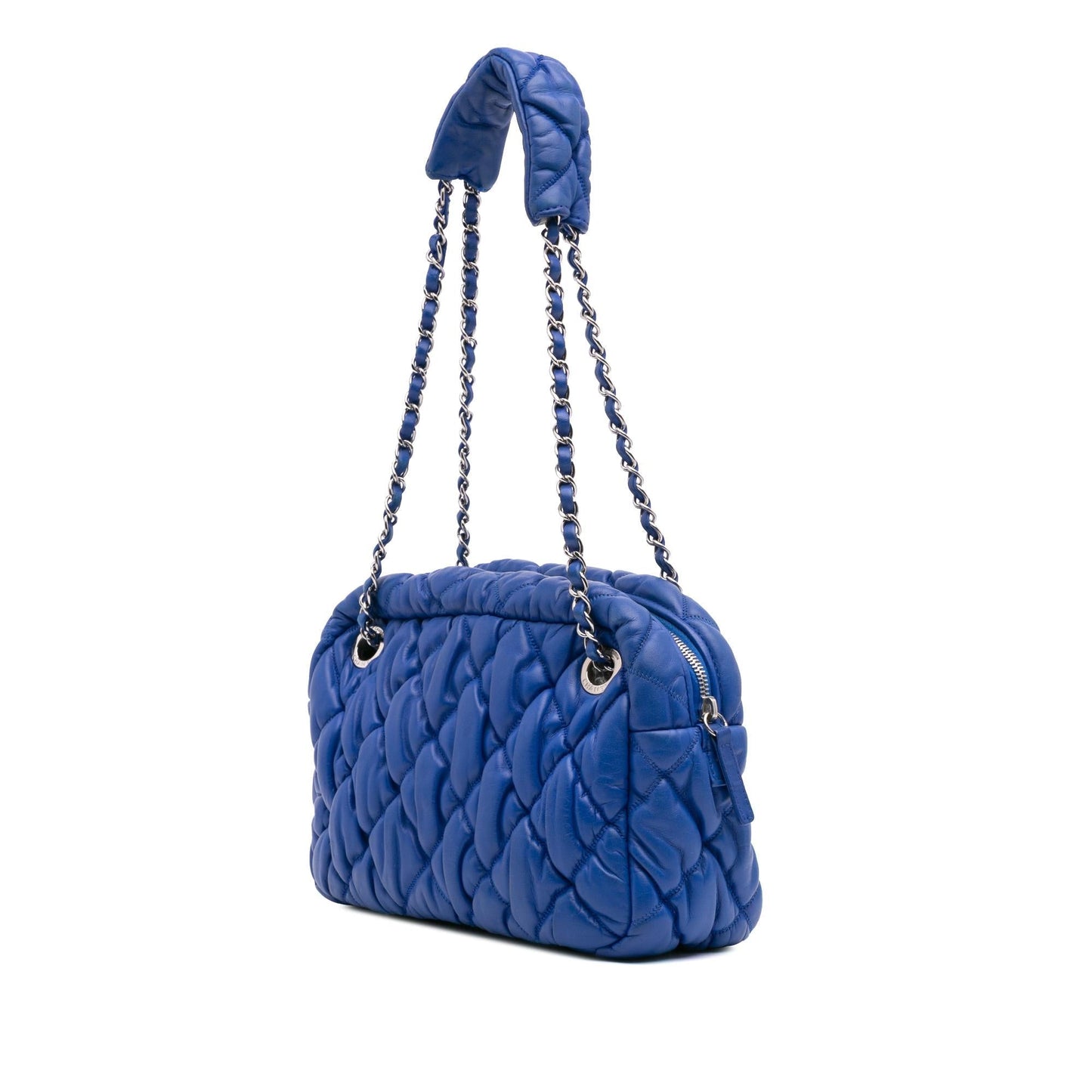 Chanel Quilted Lambskin Bubble Quilt Camera Shoulder Bag Bag 1