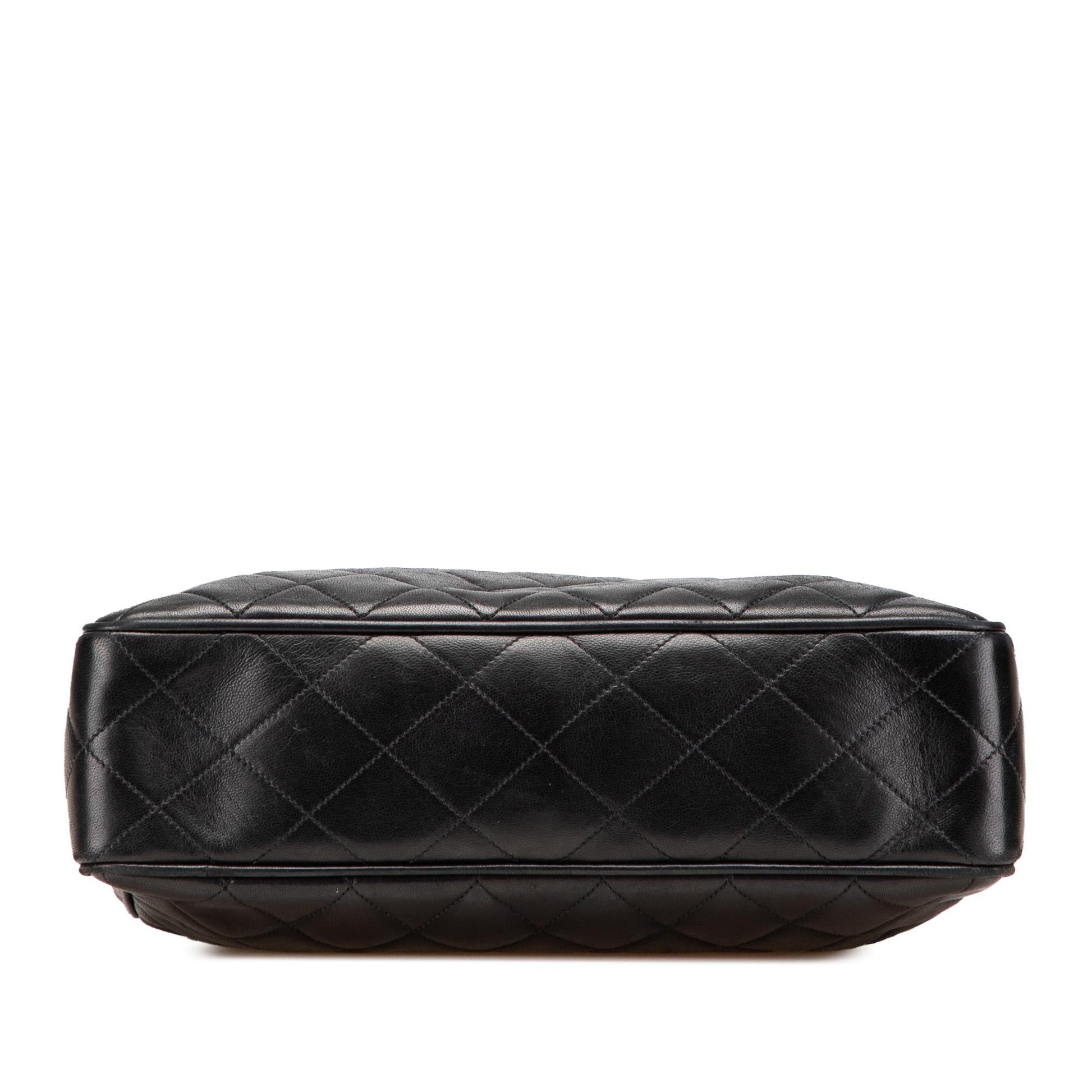 Chanel Quilted Lambskin CC Charm Key Chain