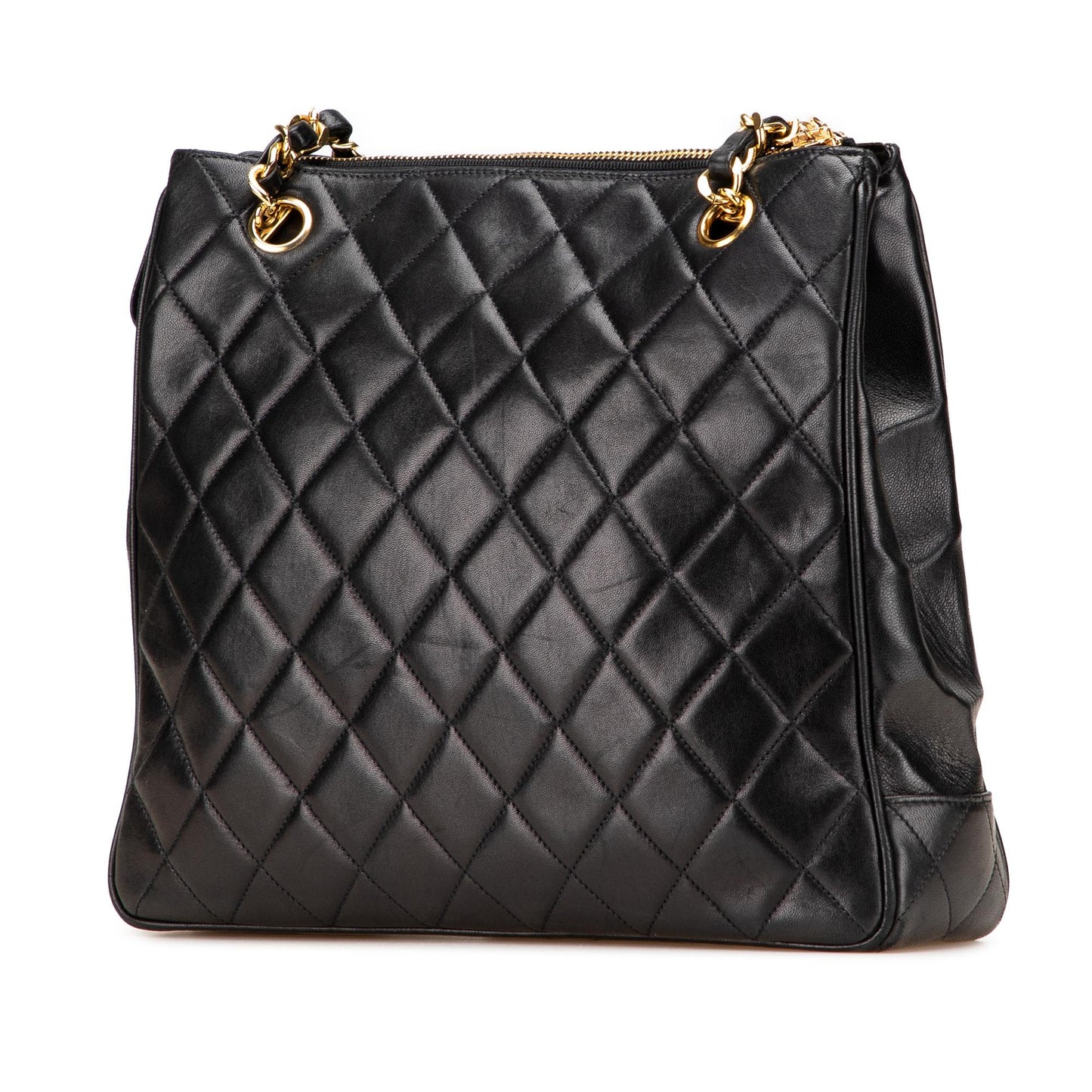 Chanel Quilted Lambskin CC Charm Key Chain