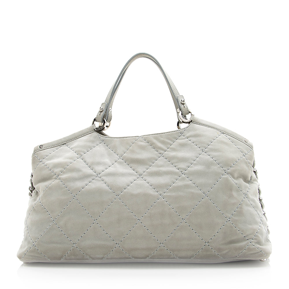 Chanel Lambskin Wild Stitch CC Satchel - Satchel Bag