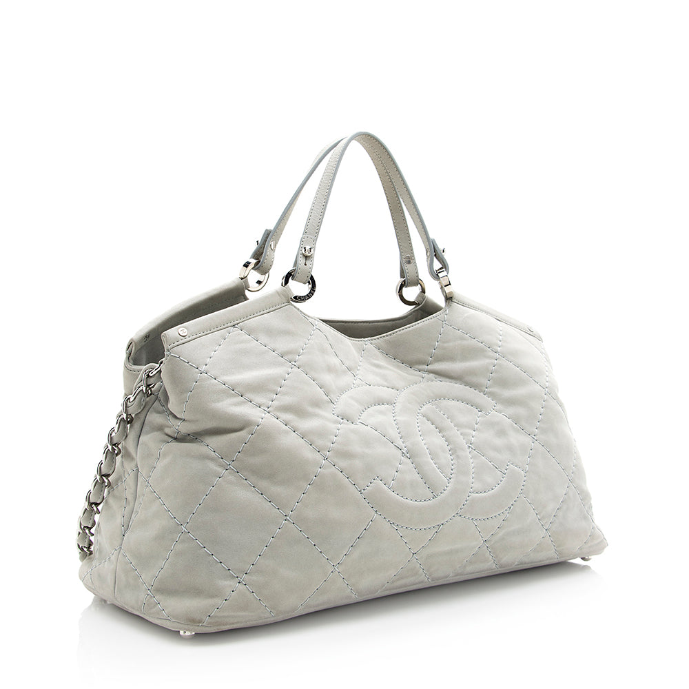 Chanel Lambskin Wild Stitch CC Satchel - Satchel Bag