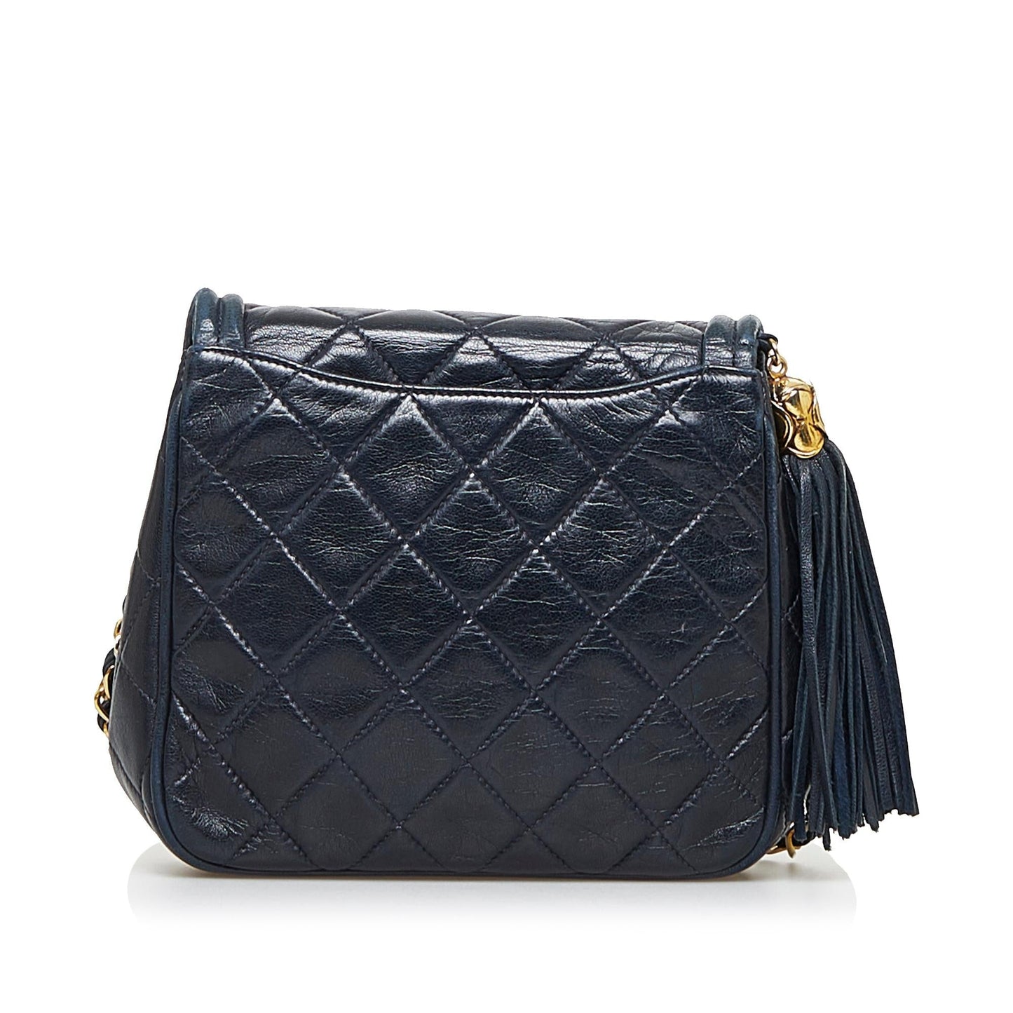 Chanel Quilted Lambskin CC Tassel SHG-Cv9Idd Crossbody Bag