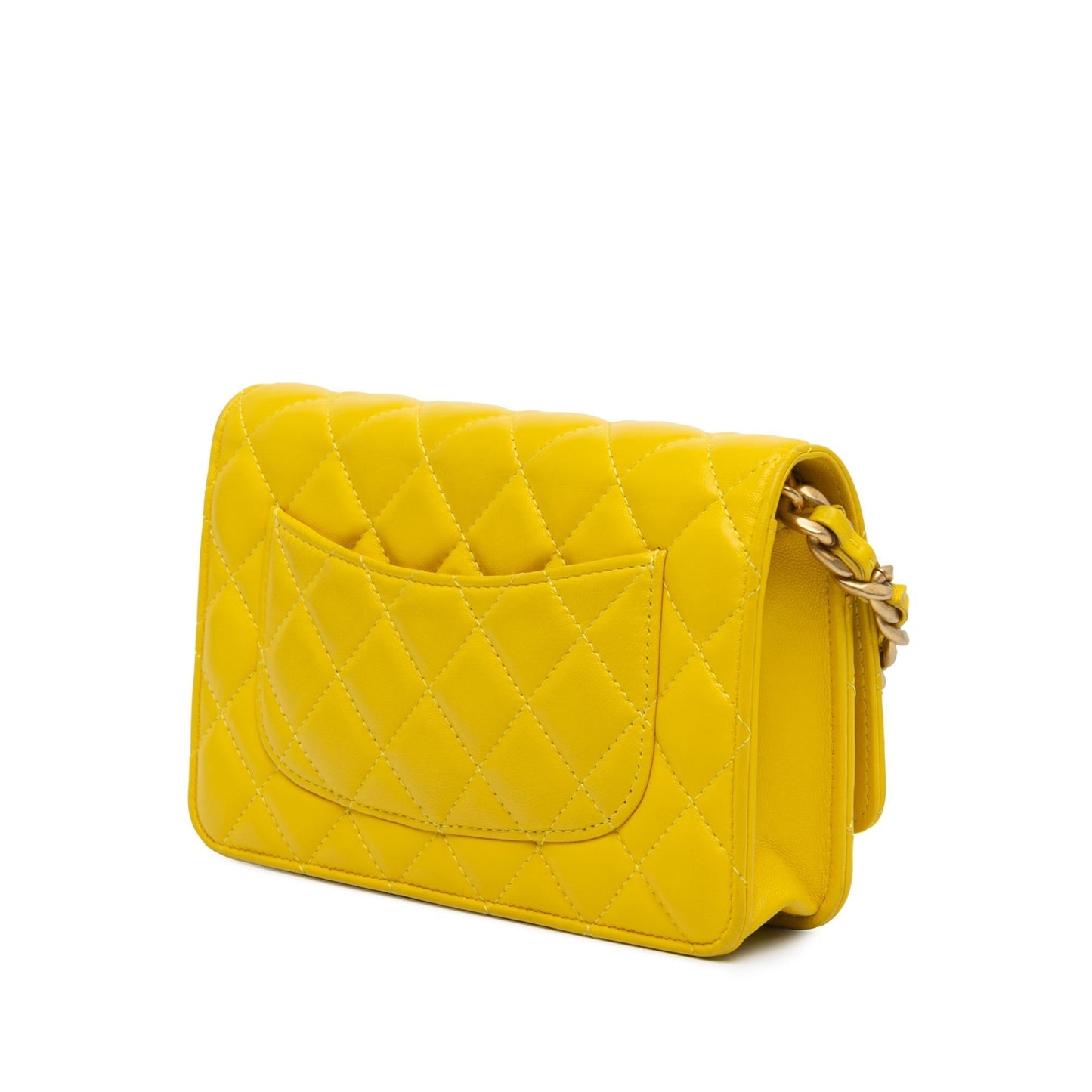 Chanel Quilted Lambskin Candy Chain Wallet on Chain 228820 Right Angle 0 Parent