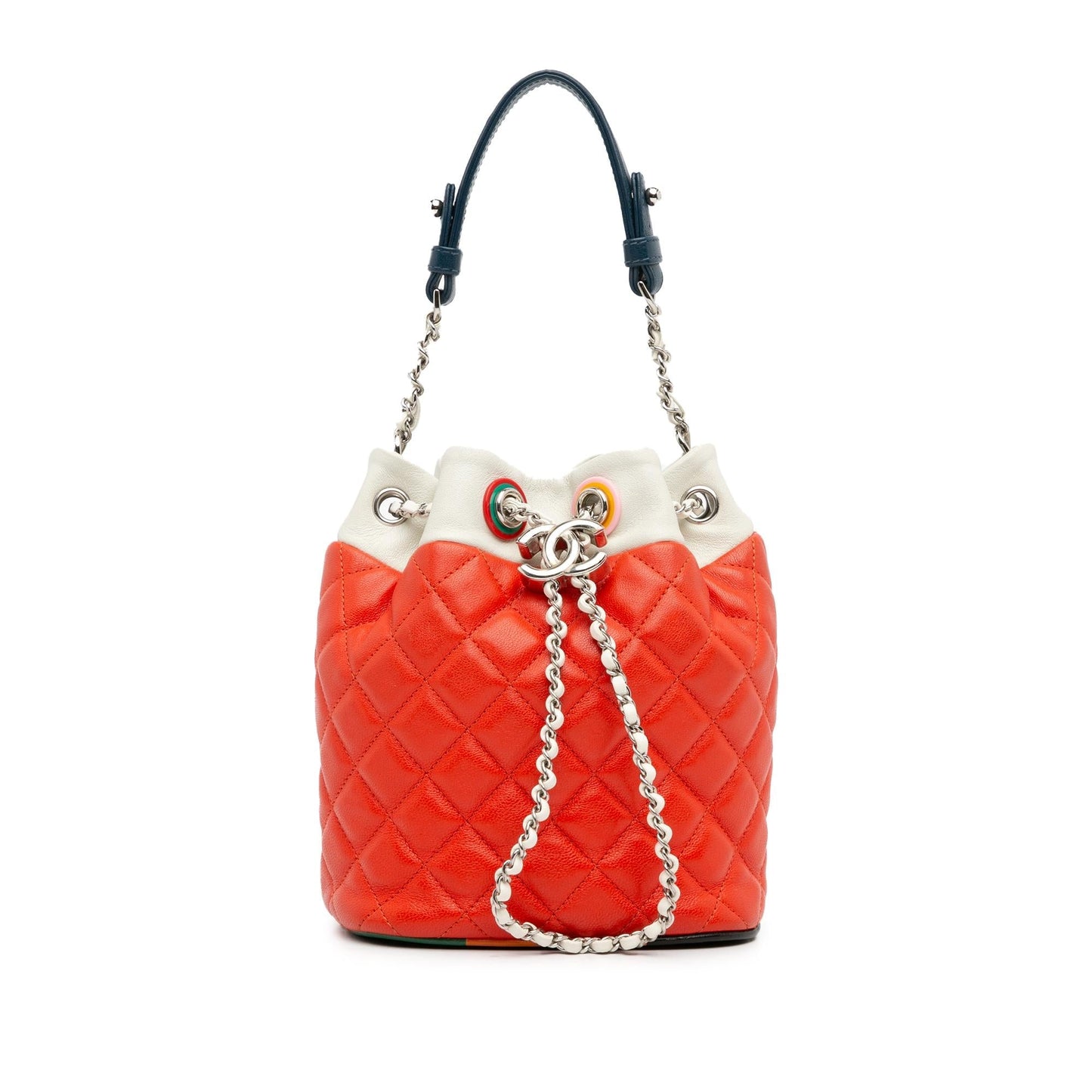 Chanel Quilted Lambskin Cuba Drawstring Bucket SHG-s3AsNP Jewelry