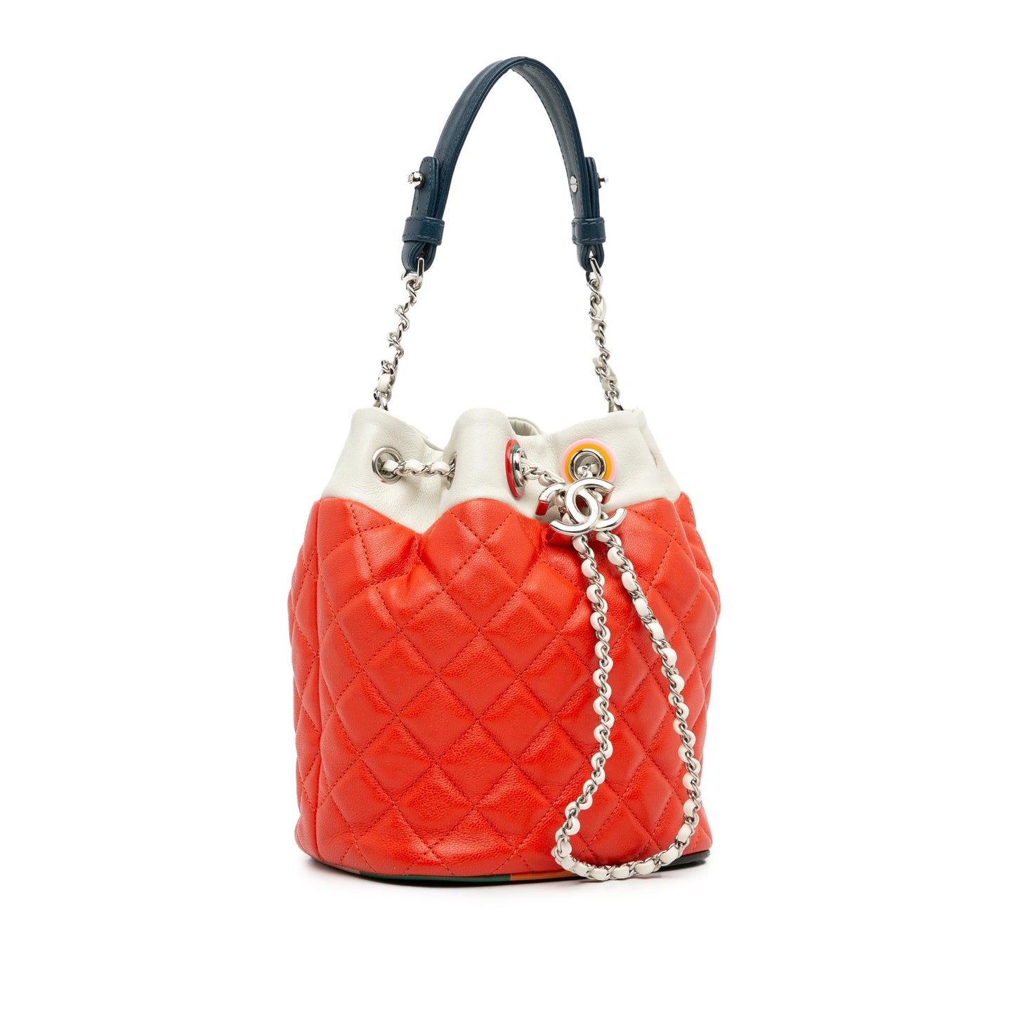 Chanel Quilted Lambskin Cuba Drawstring Bucket SHG-s3AsNP Jewelry