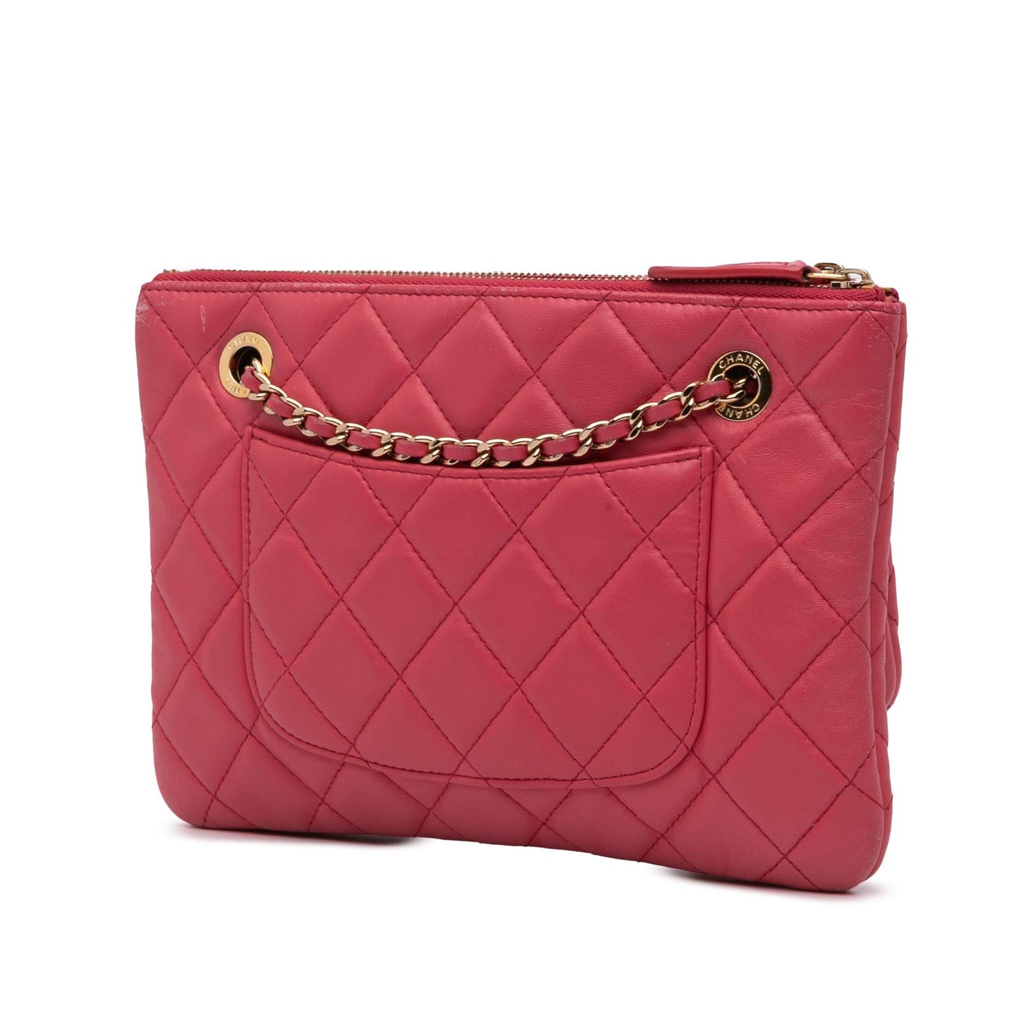 Chanel Quilted Lambskin Double Handbag Chain 1