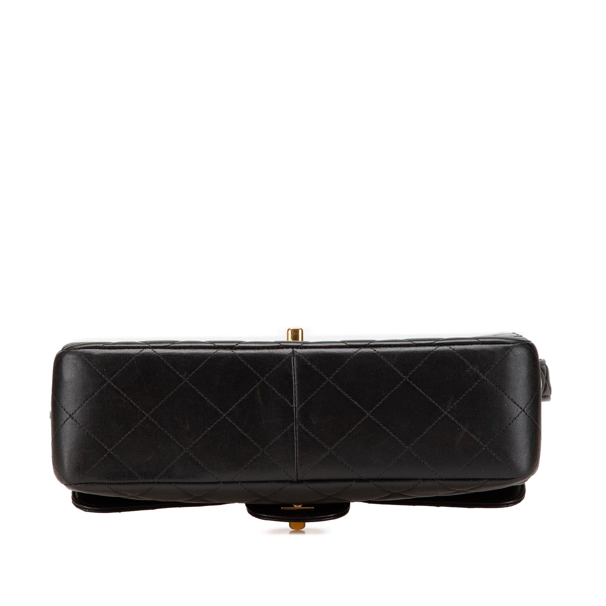 Chanel Quilted Lambskin Double Sided Flap Handbag Flap 2