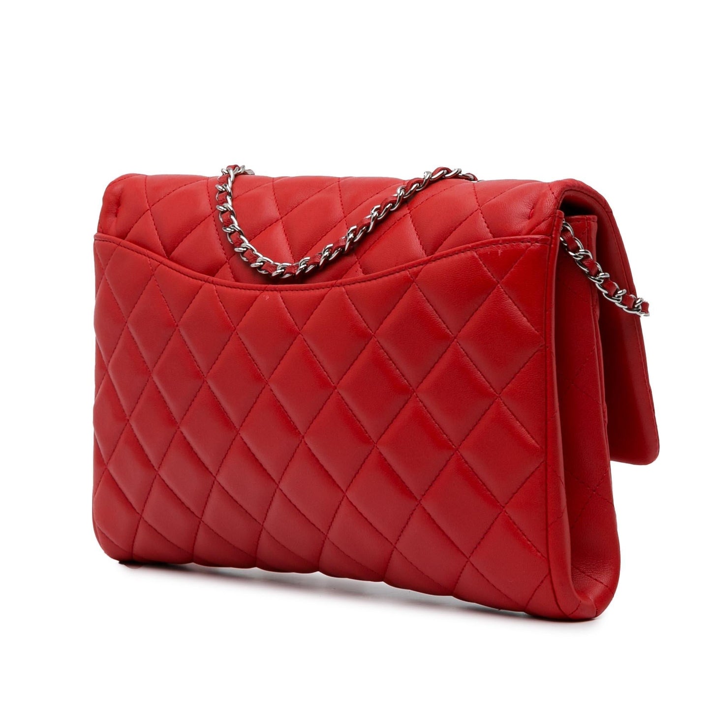 Chanel Quilted Lambskin Flap SHG-w0bGwq Clutch Bag