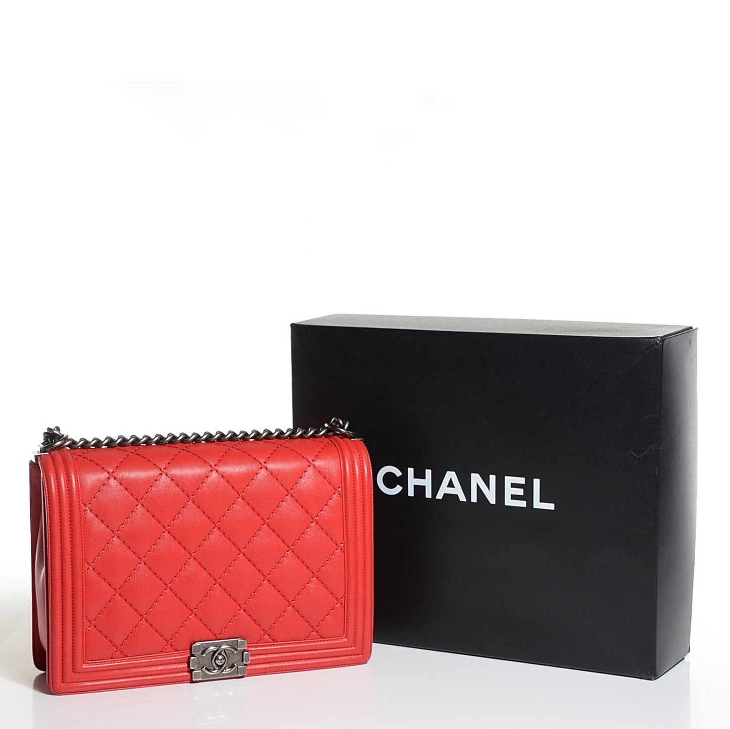 Chanel Quilted Boy Flap Leather Shoulder Bag