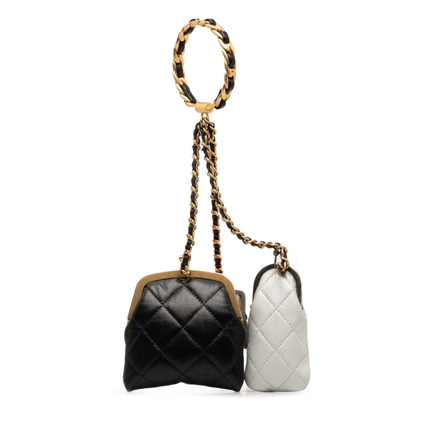 Chanel Quilted Lambskin Multi Handle SHG-ZLewa1 Clutch Bag