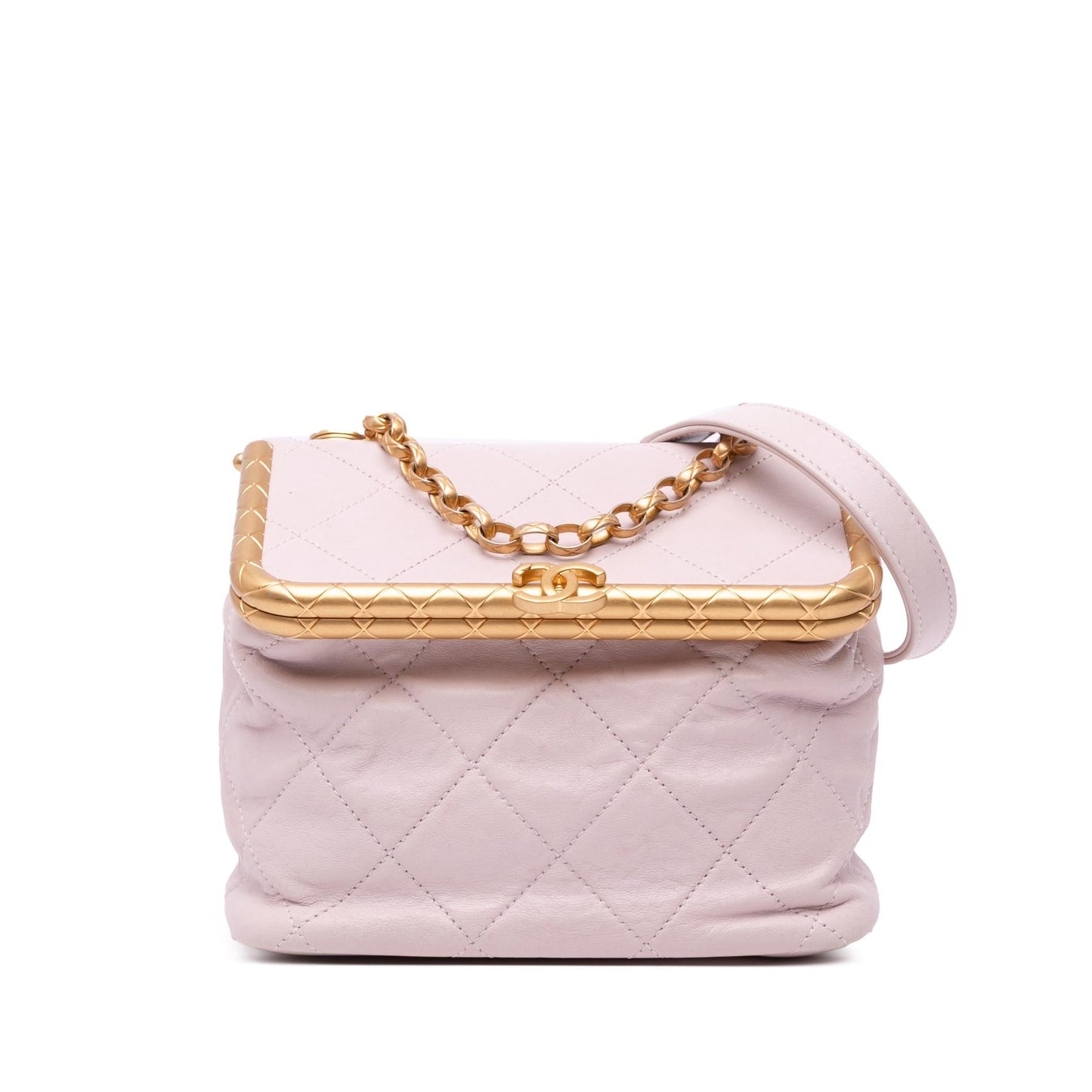 Chanel Quilted Lambskin My Crush Vanity Handbag Bag 1