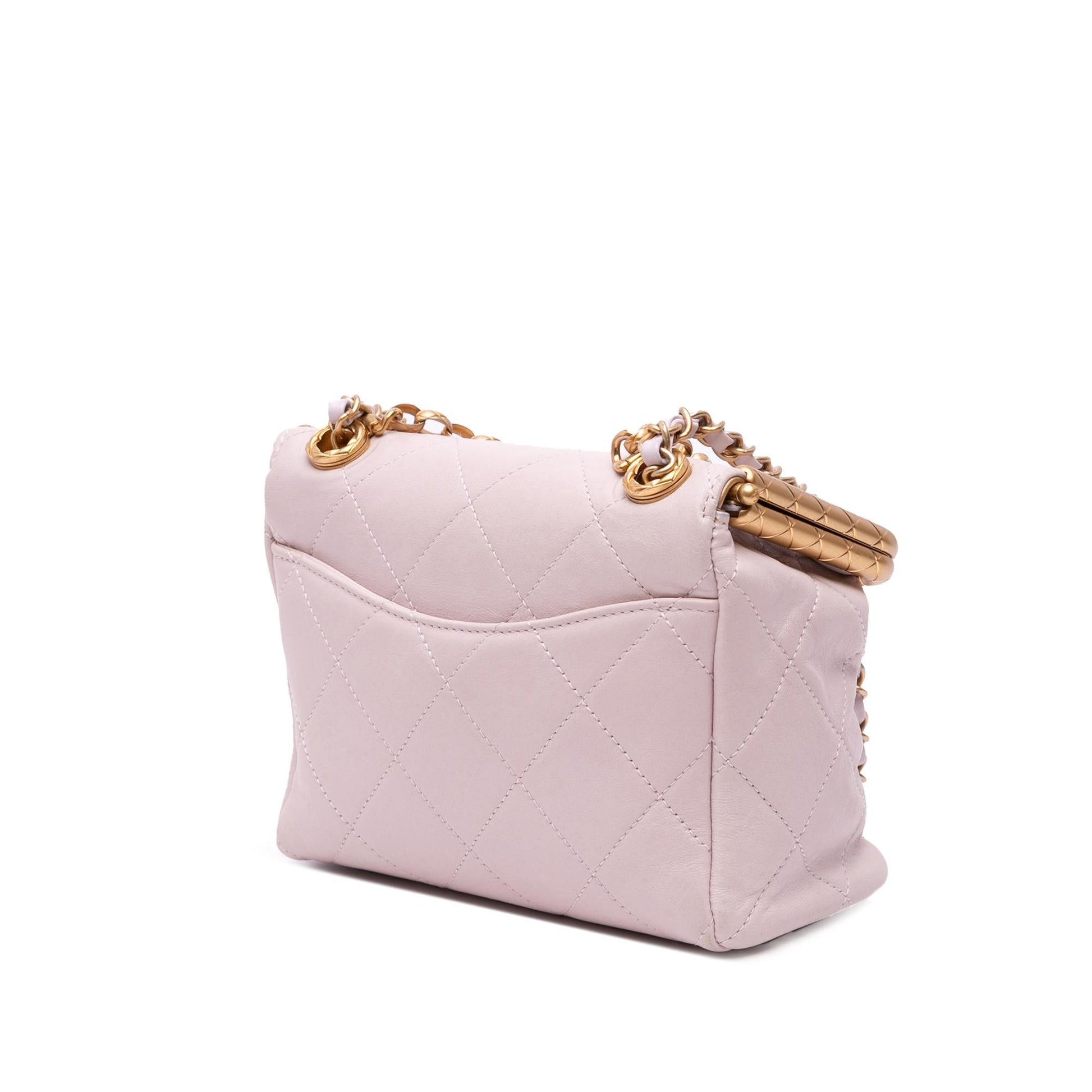 Chanel Quilted Lambskin My Crush Vanity Handbag Bag 1