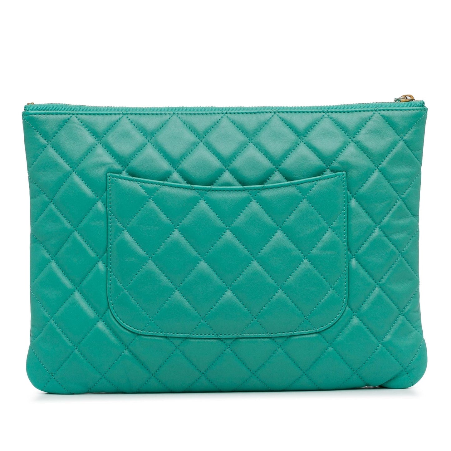 Chanel Quilted Lambskin O- SHG-2sVTGN Clutch Bag