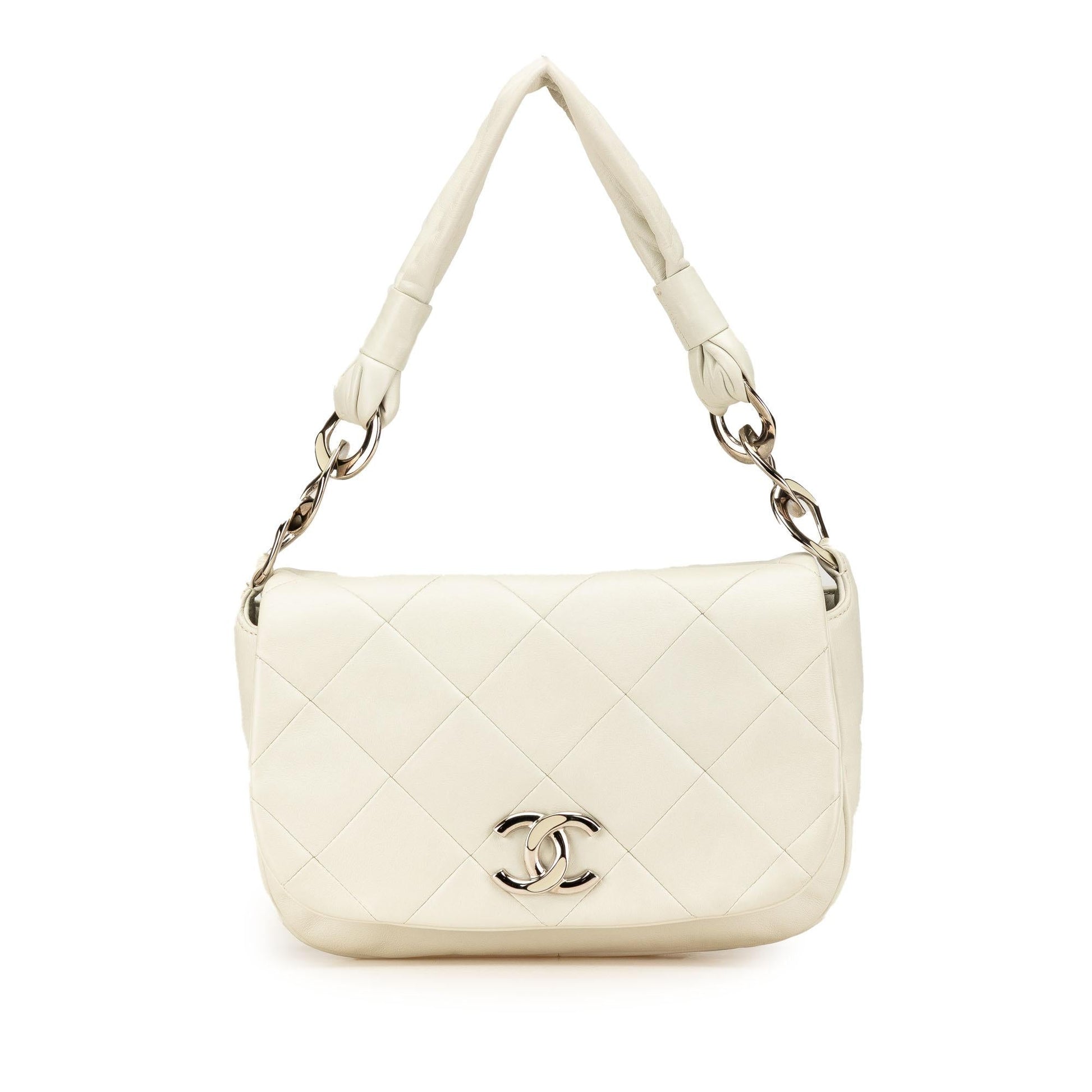 Chanel Quilted Lambskin Pillow Soft Enamel CC Handbag