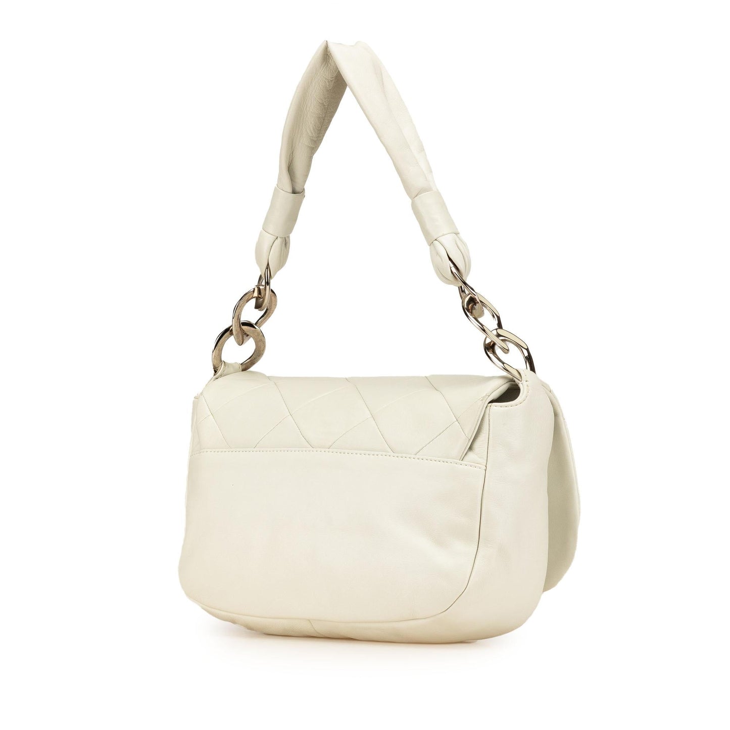 Chanel Quilted Lambskin Pillow Soft Enamel CC Handbag