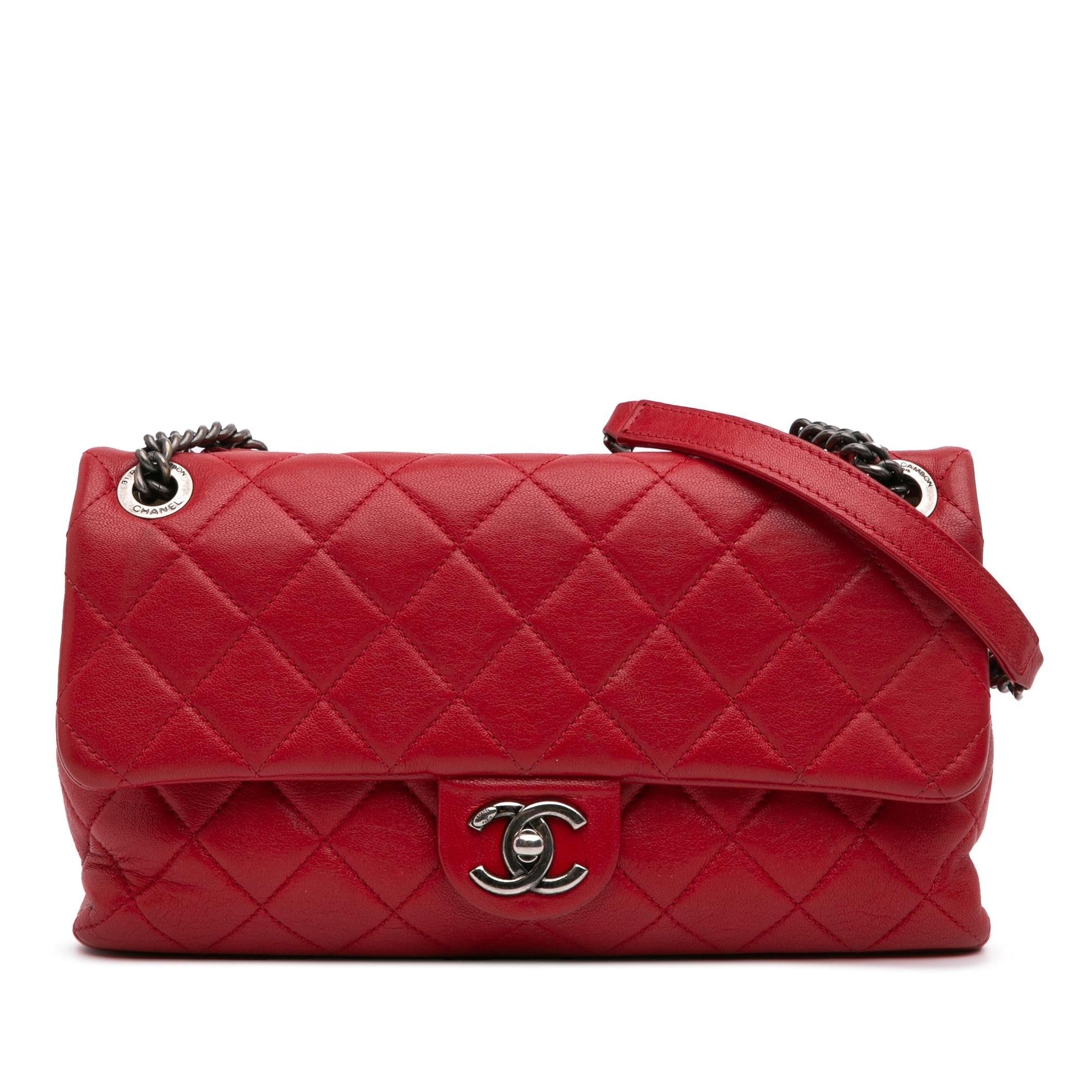 Chanel Quilted Lambskin Rocks Flap Shoulder Bag Bag 1