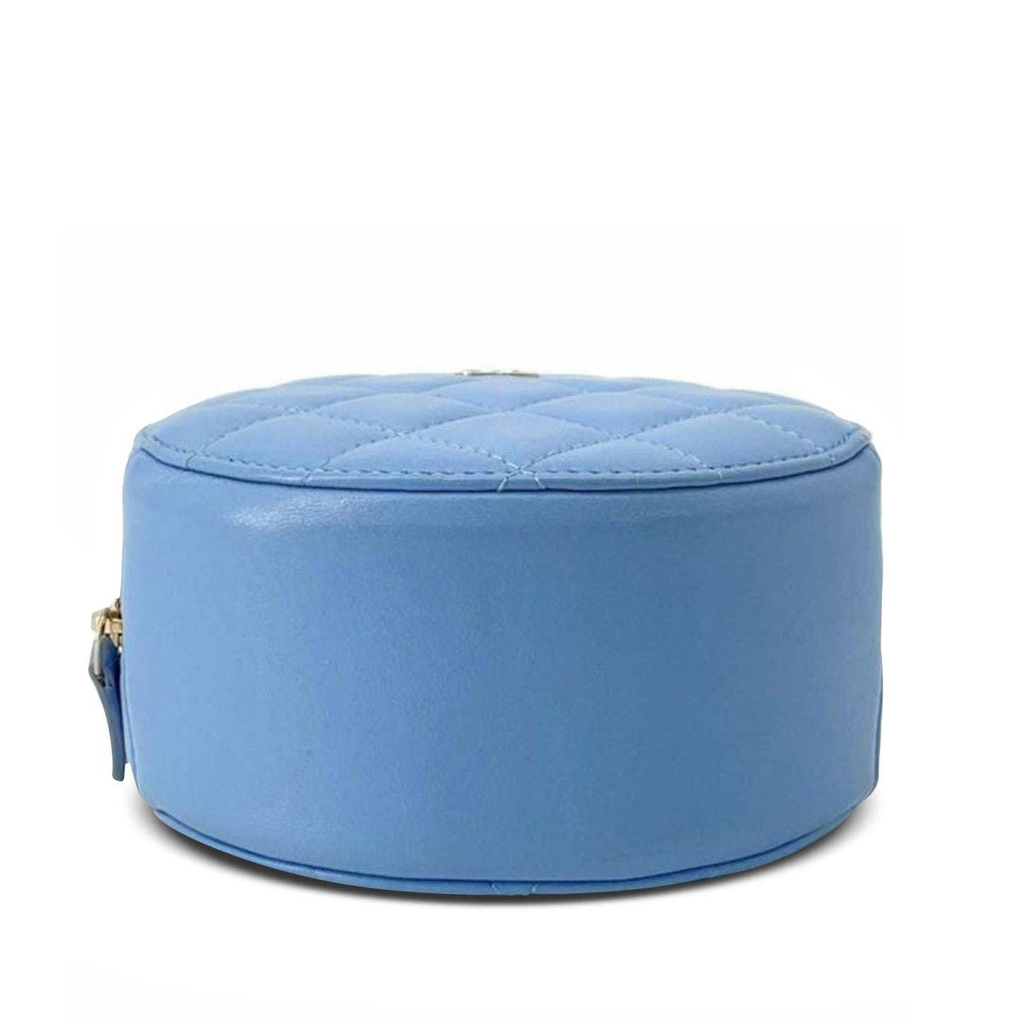 Chanel Quilted Lambskin Round SHG-a9yAVi Clutch Bag